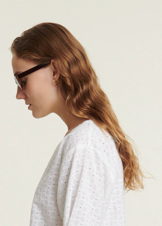 Basic Apparel Adie Crop Tee Bright white - Image 5