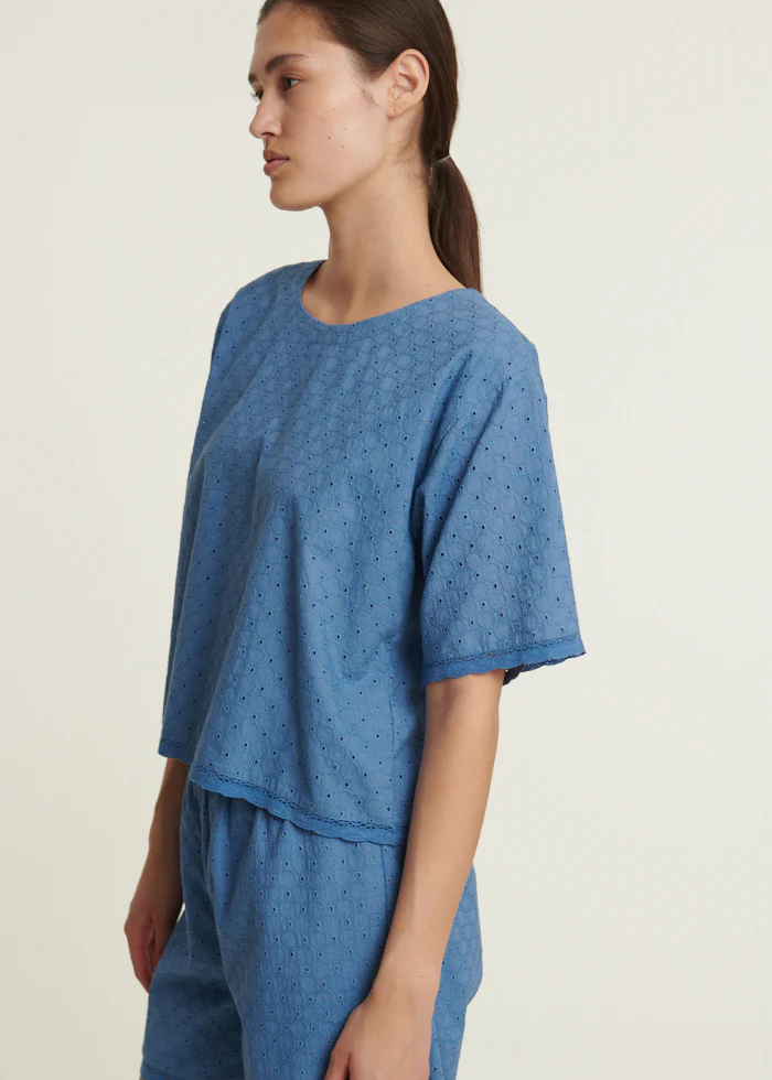 Basic Apparel Adie Crop Tee Quiet harbor - Image 6