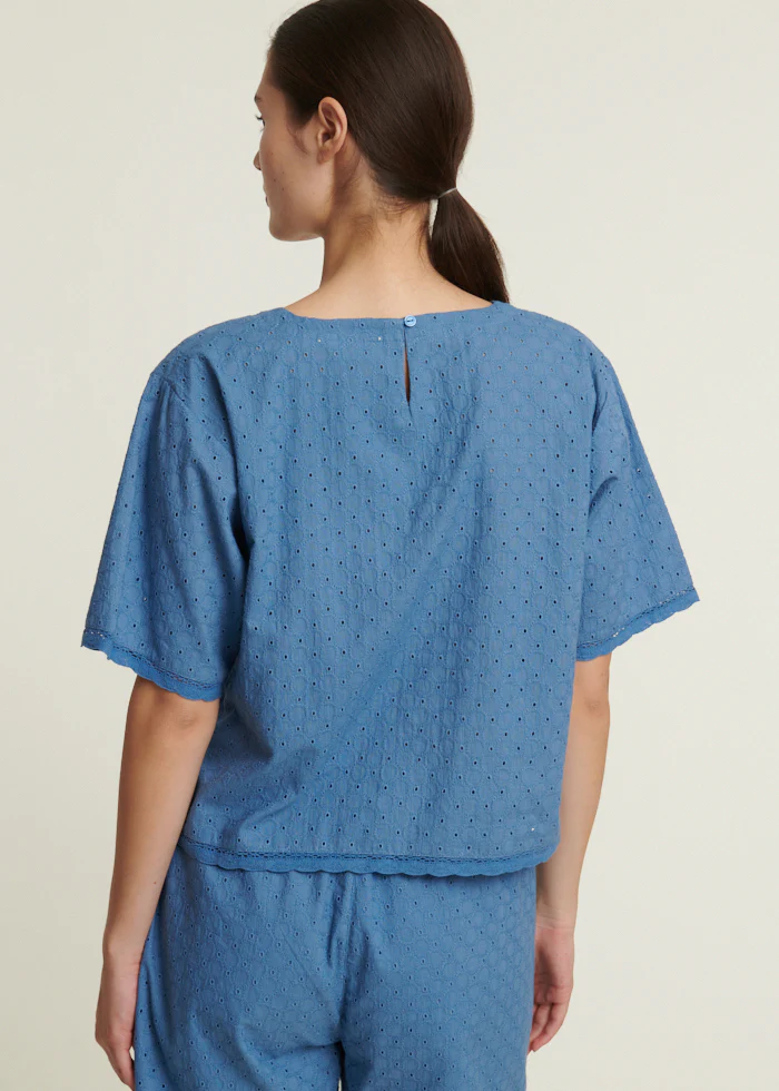 Basic Apparel Adie Crop Tee Quiet harbor - Image 7