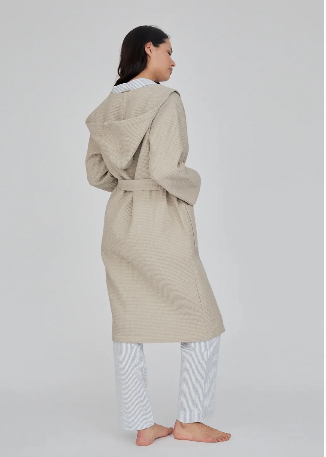 Basic Apparel Nora Long Robe GOTS feather gray - Image 3
