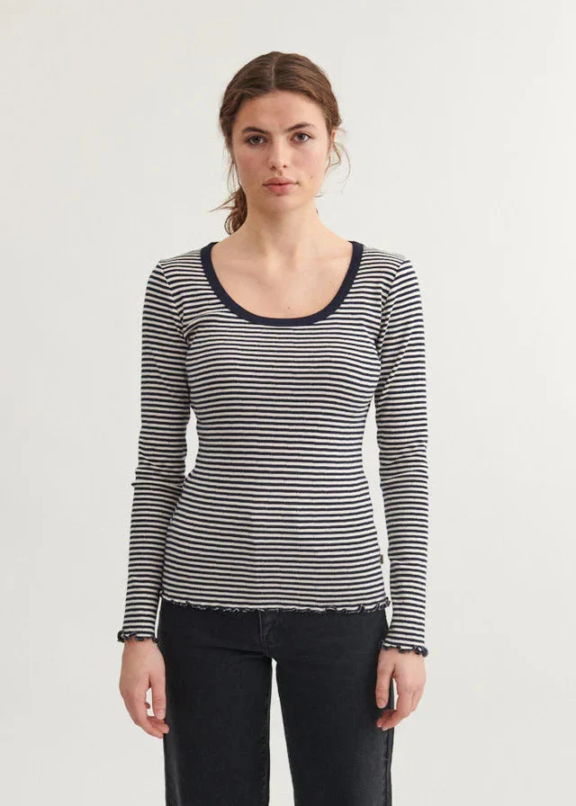 Basic Apparel Silma LS Tee Sky captain/birch