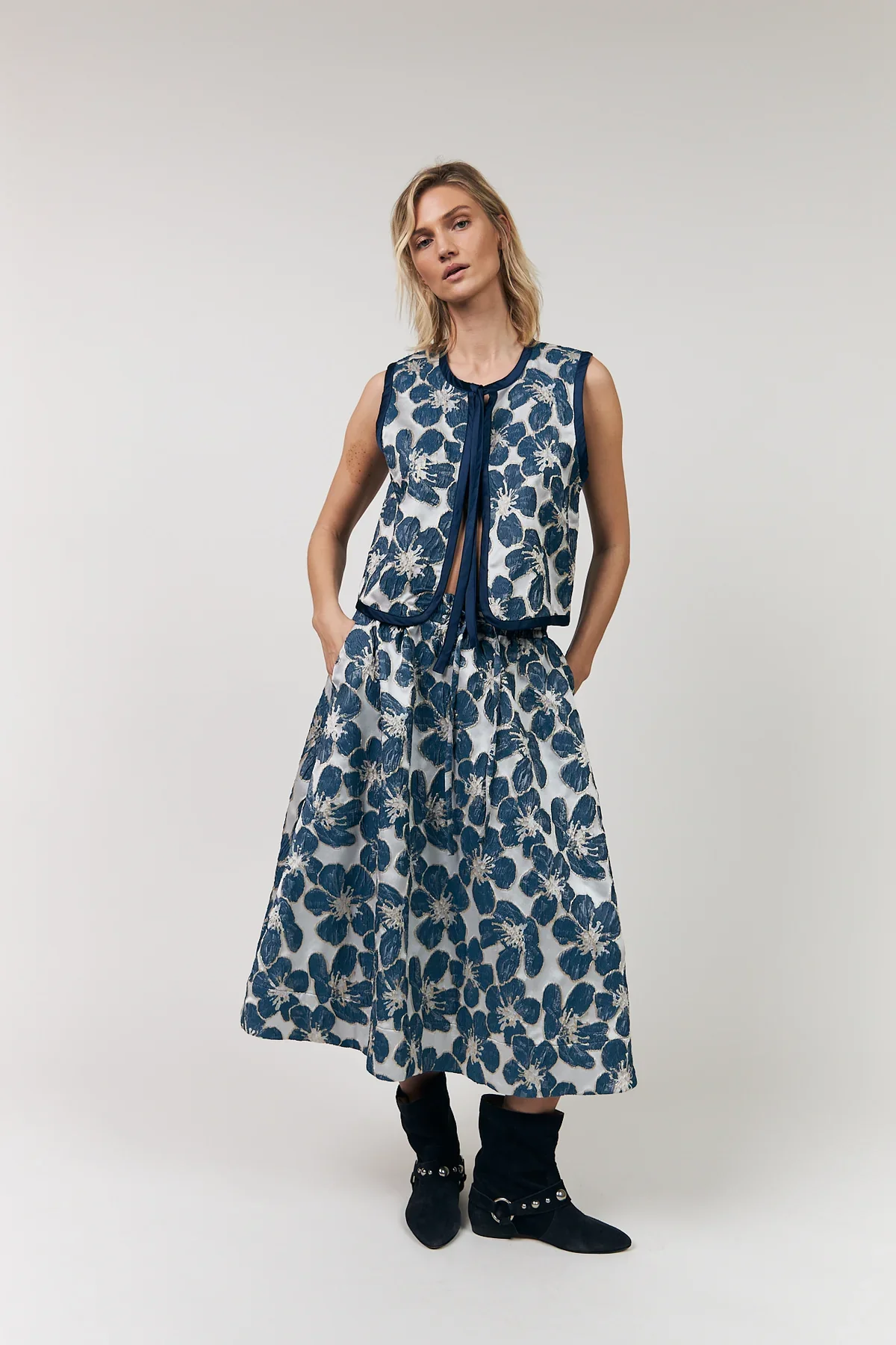 Lollys Laundry BristolLL Midi Skirt 20 blue - Image 7