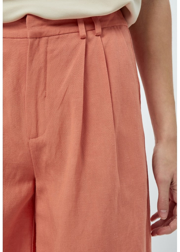 Desires Clarke Mid Waist Bermuda Shorts Melon Peach - Image 4