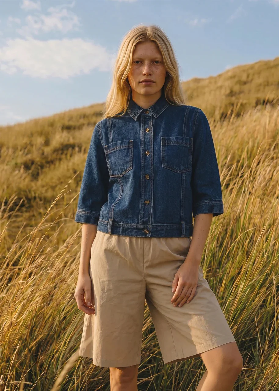 La Rouge Cope Jacket Washed Denim