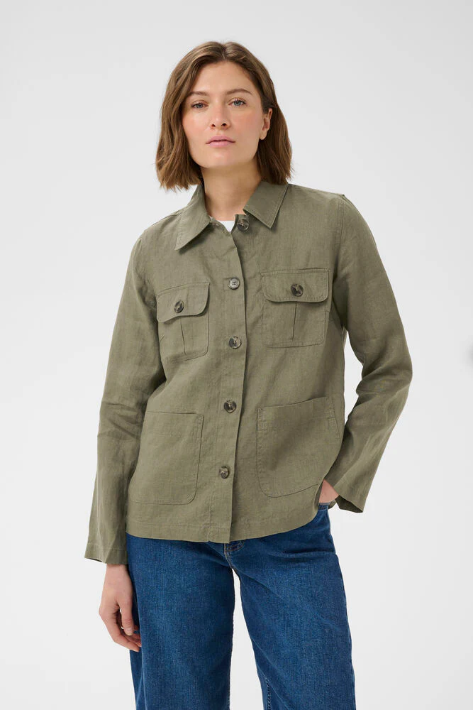 Part Two ElnoraPW Shirtjacket kalamata - Image 2