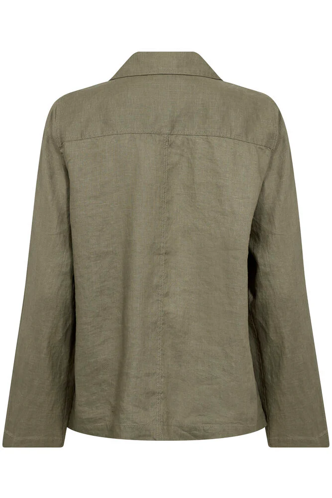 Part Two ElnoraPW Shirtjacket kalamata - Image 5