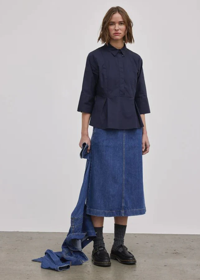Esmé Studios ESNicole Denim Skirt 183 Blue denim - Image 3