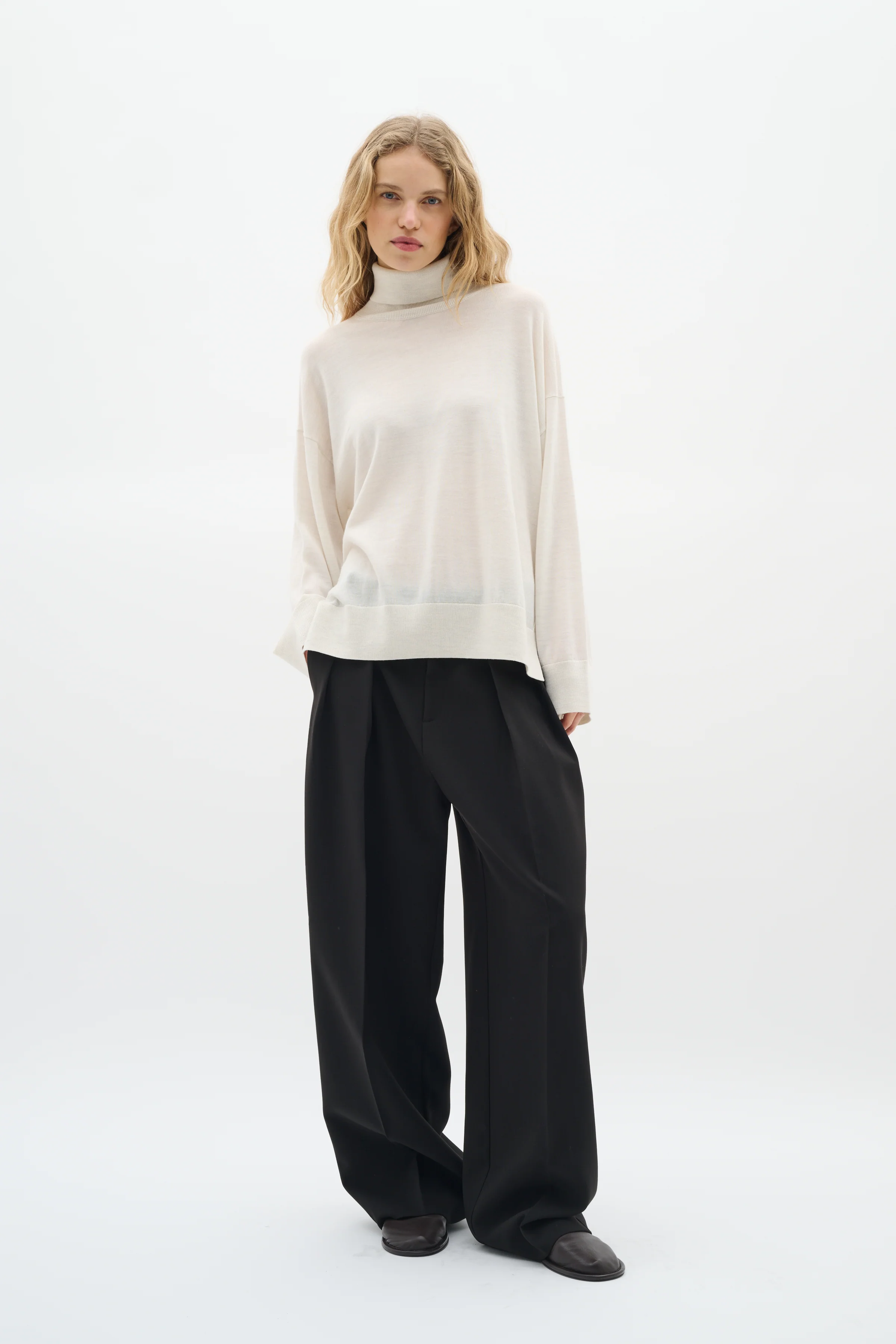 Inwear GitoIW Turtleneck Whisper White Melange