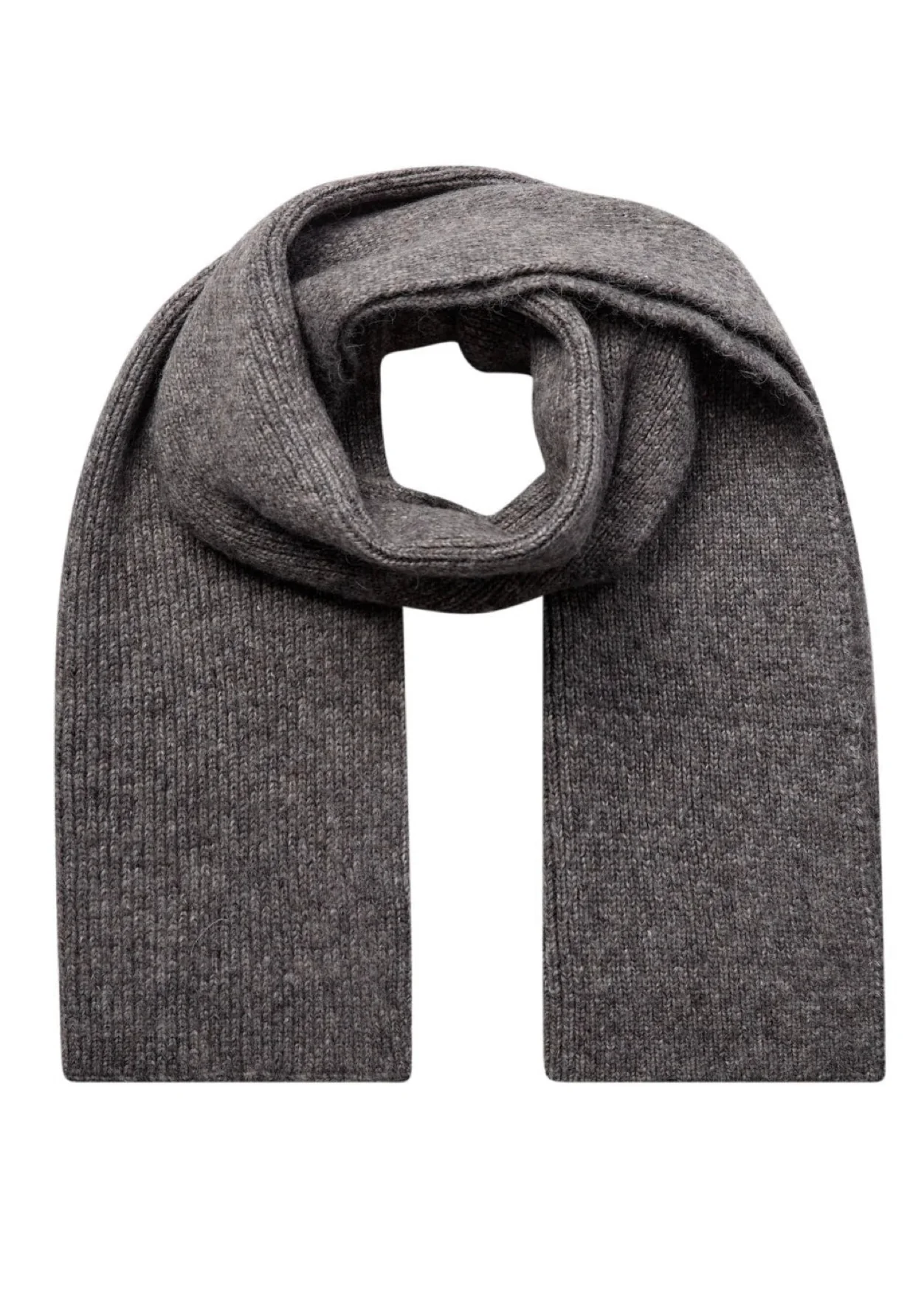 Co'Couture HaileyCC Scarf Knit Mid Grey
