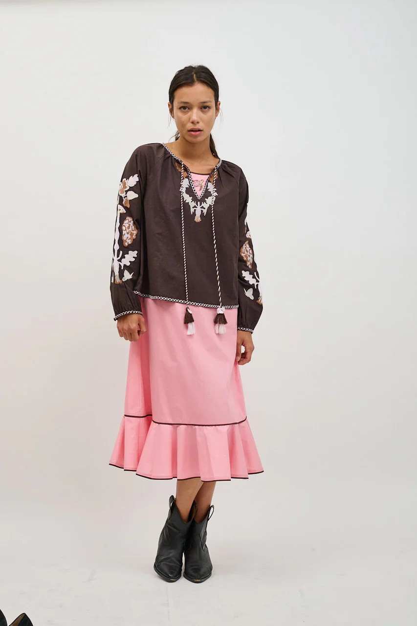 Helmstedt Gertrud Blouse Brown - Image 3