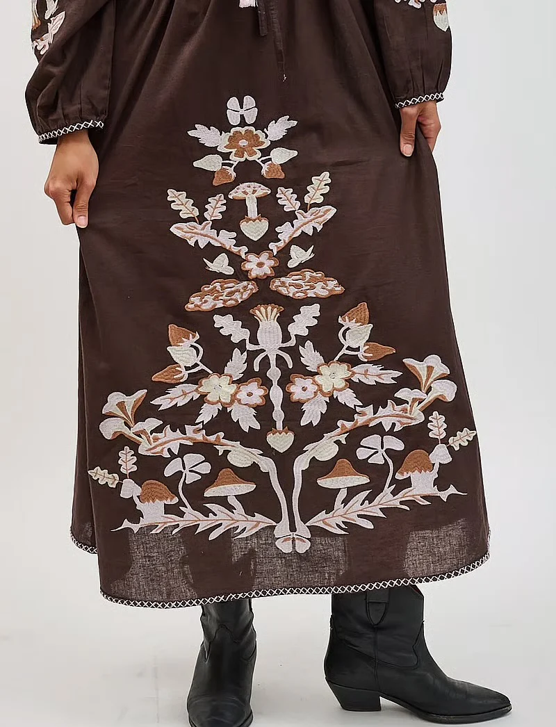 Helmstedt Monica Dress Brown - Image 7