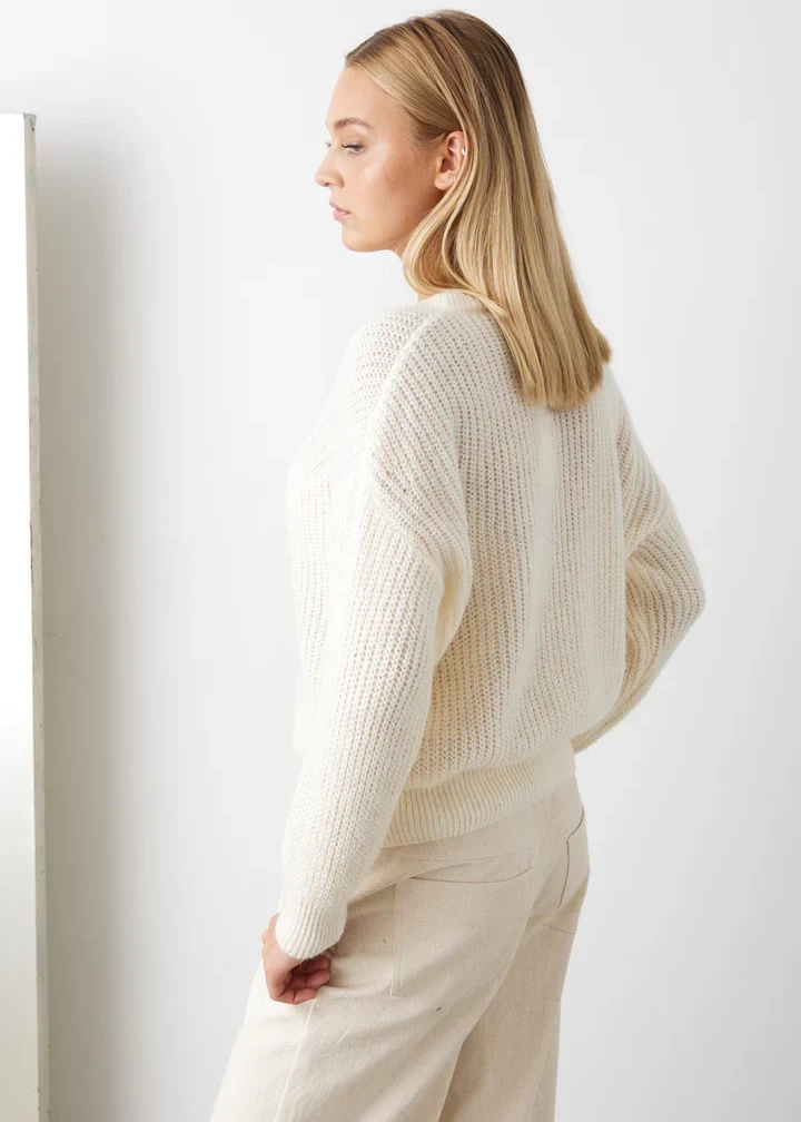 Noella Janice Knit Off White - Image 2