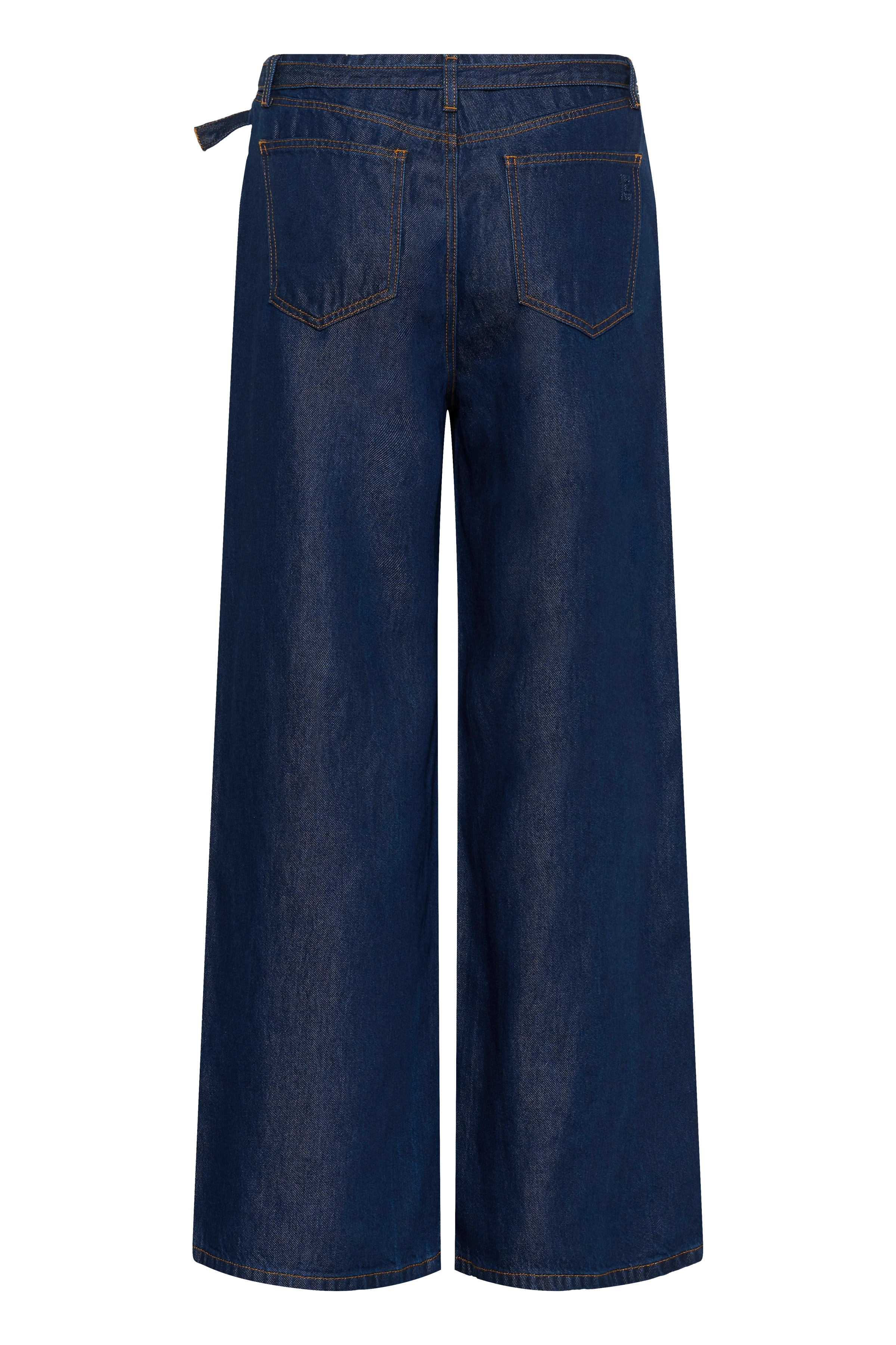 My Essential Wardrobe Jeans Wide MWTasma 181 Dark Blue Un-Wash - Image 8