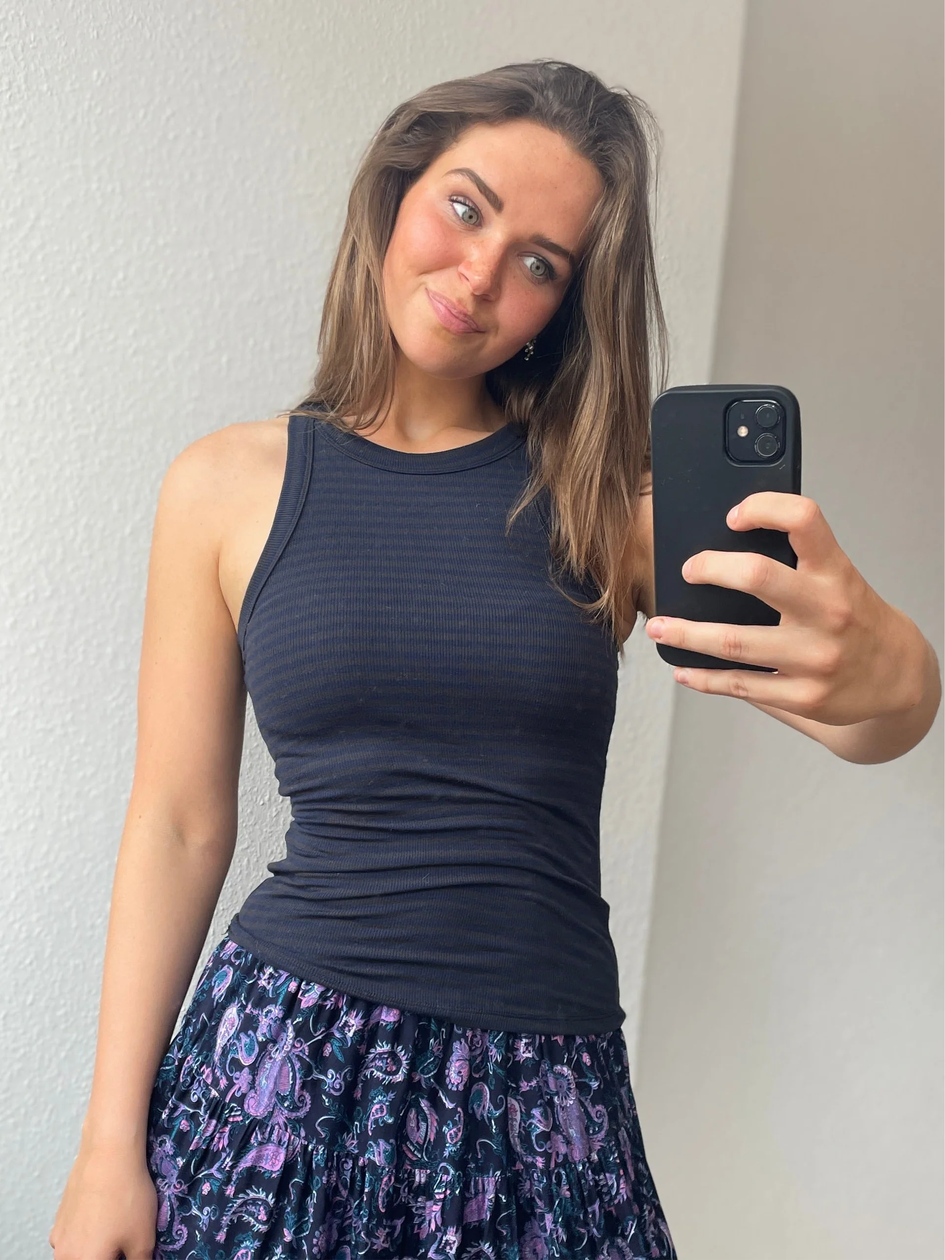Sofie Schnor Jullie Stripe top Navy Black