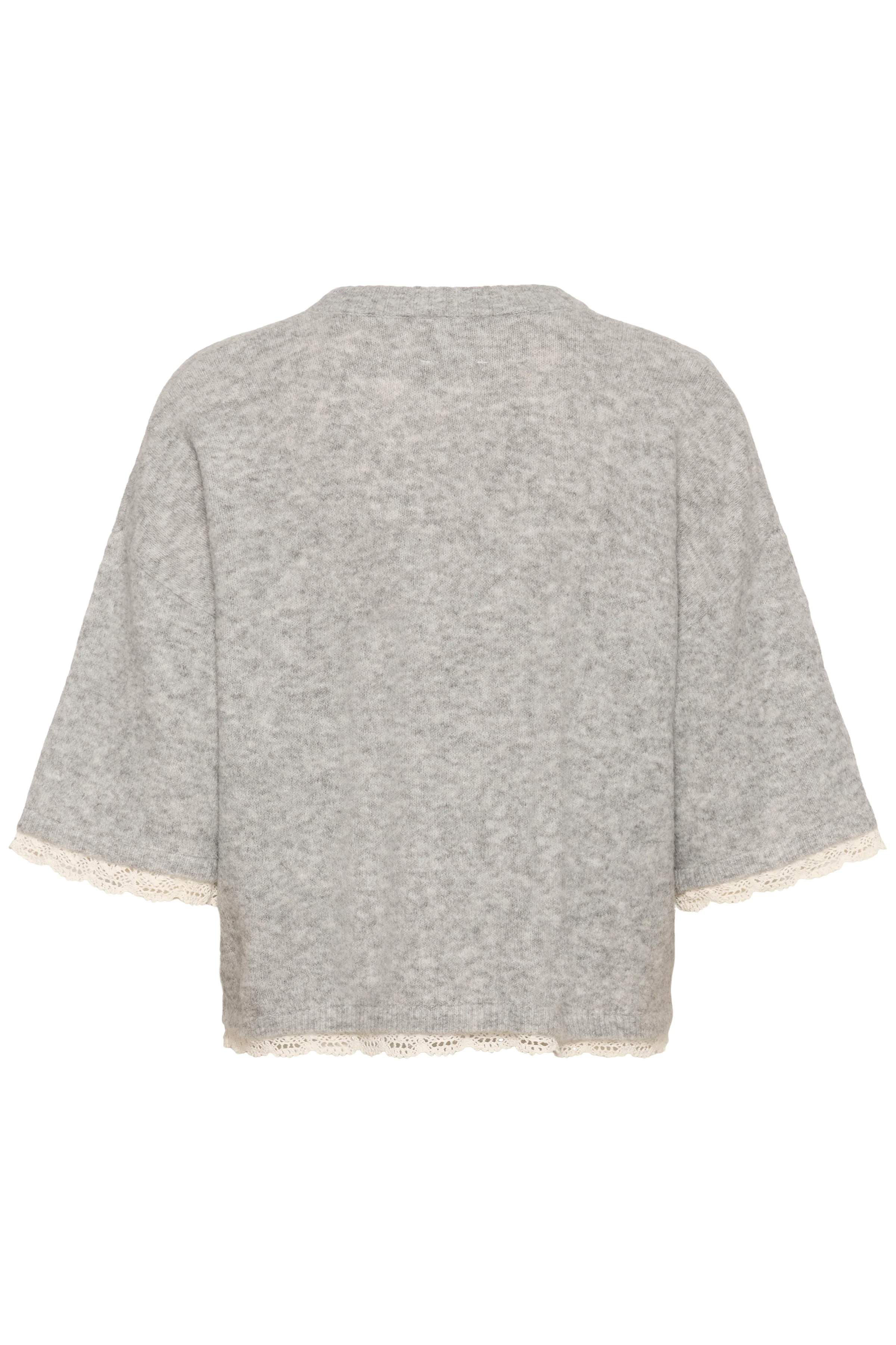 Karen by Simonsen KBEris O-neck Grey Melange - Image 5