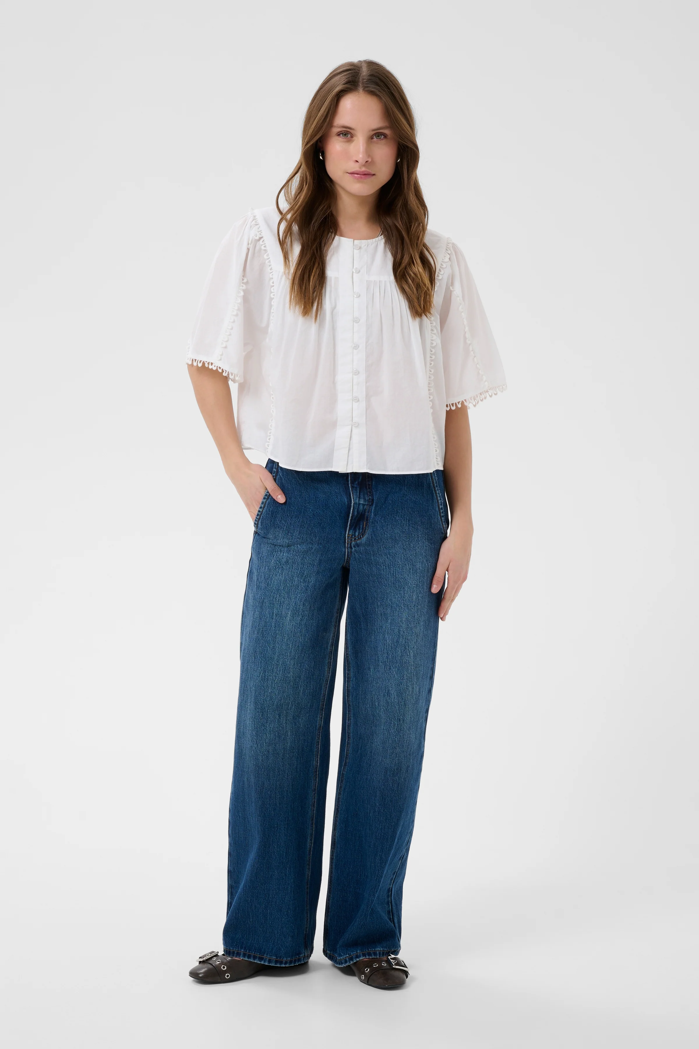 Karen by Simonsen KBFry Blouse Bright White - Image 3