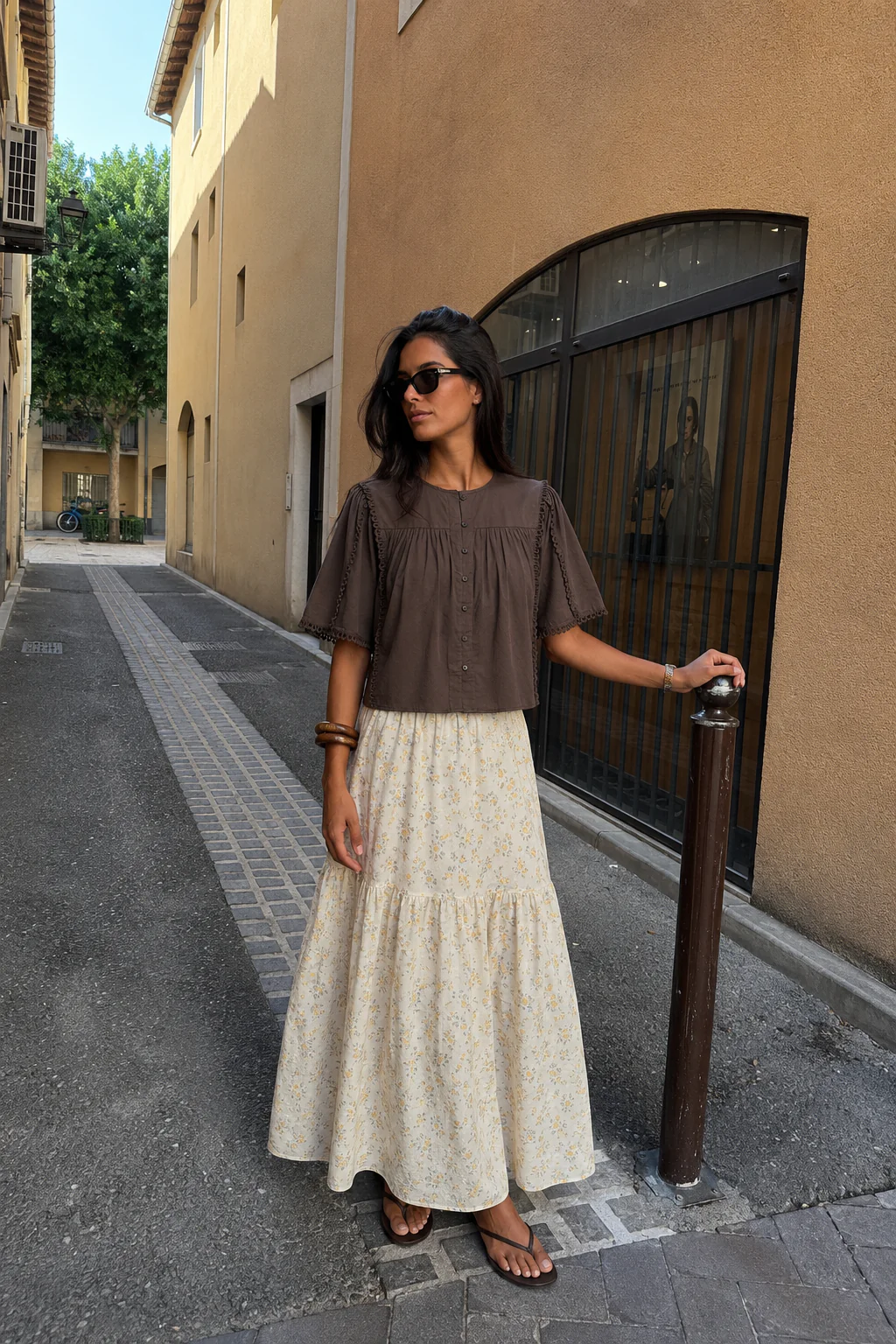 Karen by Simonsen KBFry Blouse Chocolate - Image 2