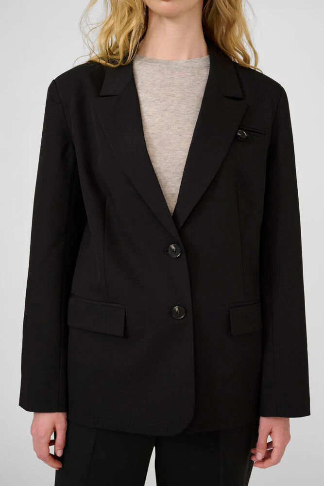Karen by Simonsen KBRo Solid Blazer Black - Image 4