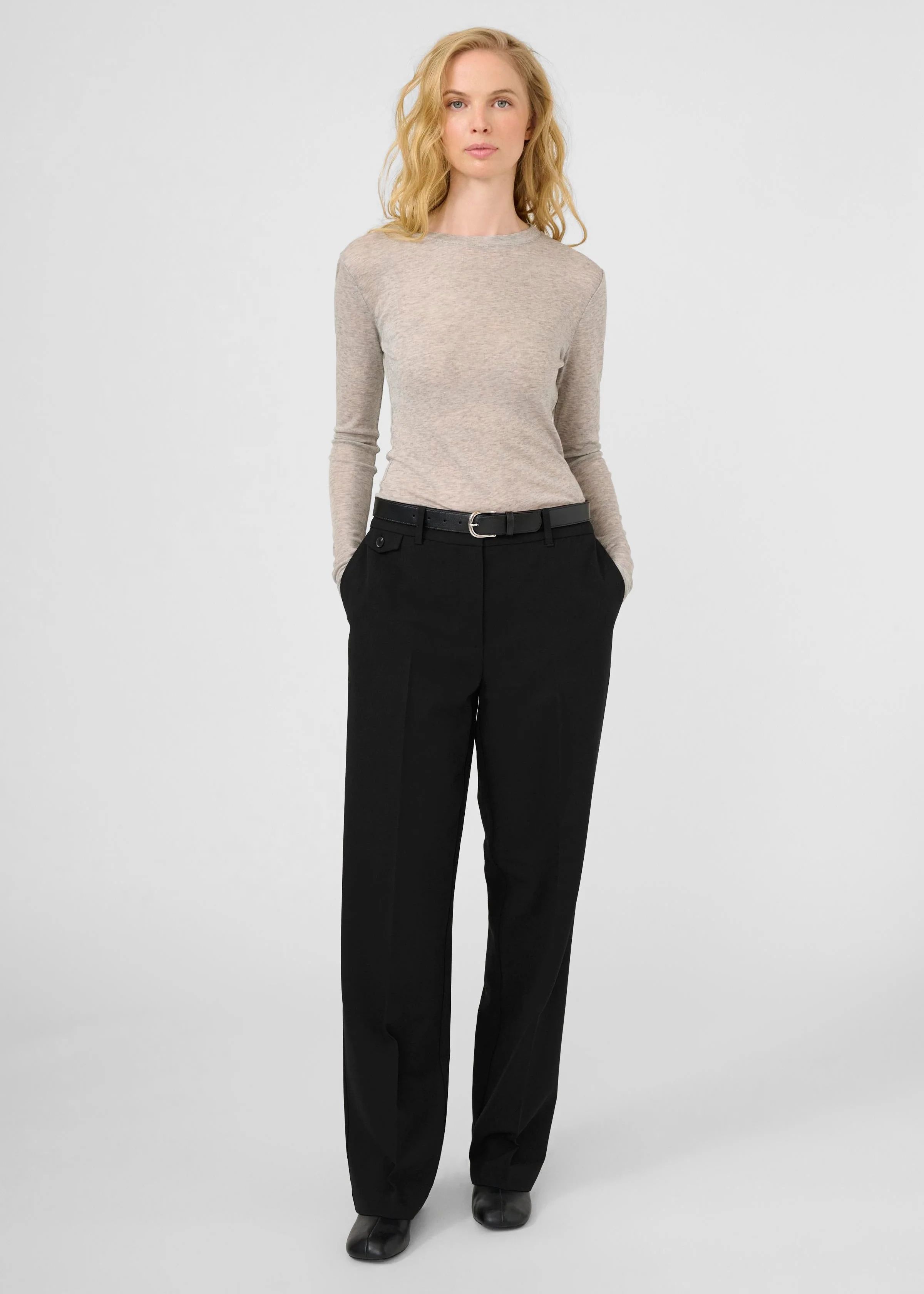 Karen by Simonsen KBRo Solid Milano Pants Meteorite (black)