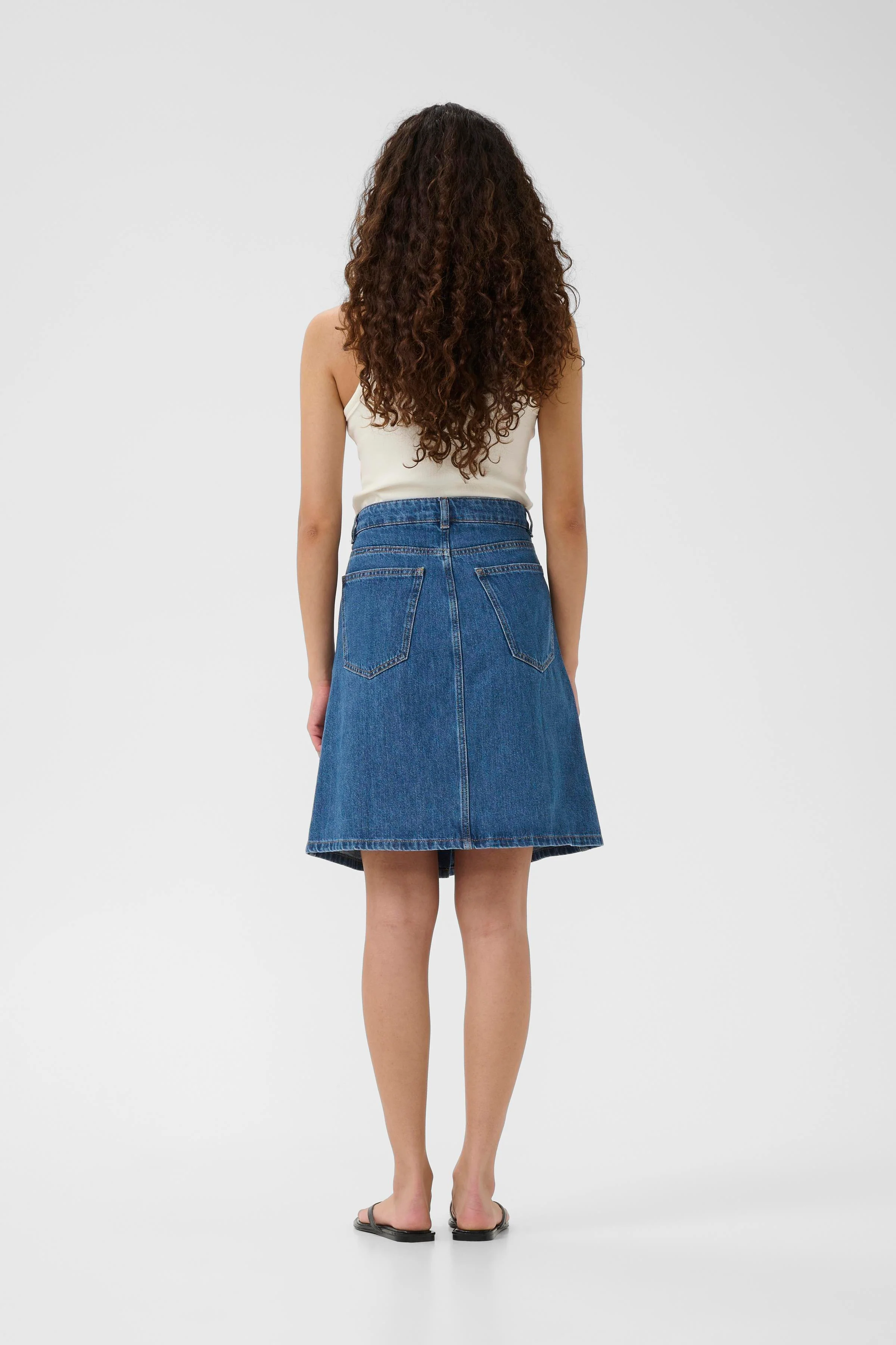 InWear KeiaIW Keza Skirt Washed Denim - Image 3