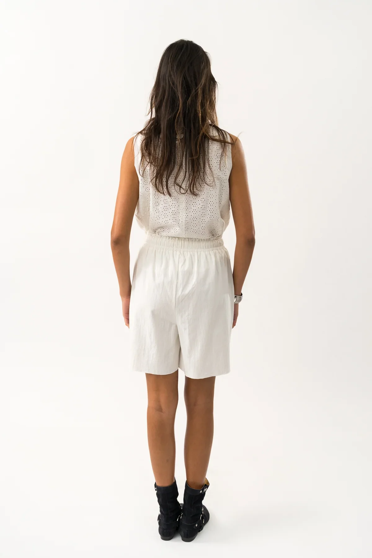 Lollys Laundry Lucyll Shorts white red - Image 4