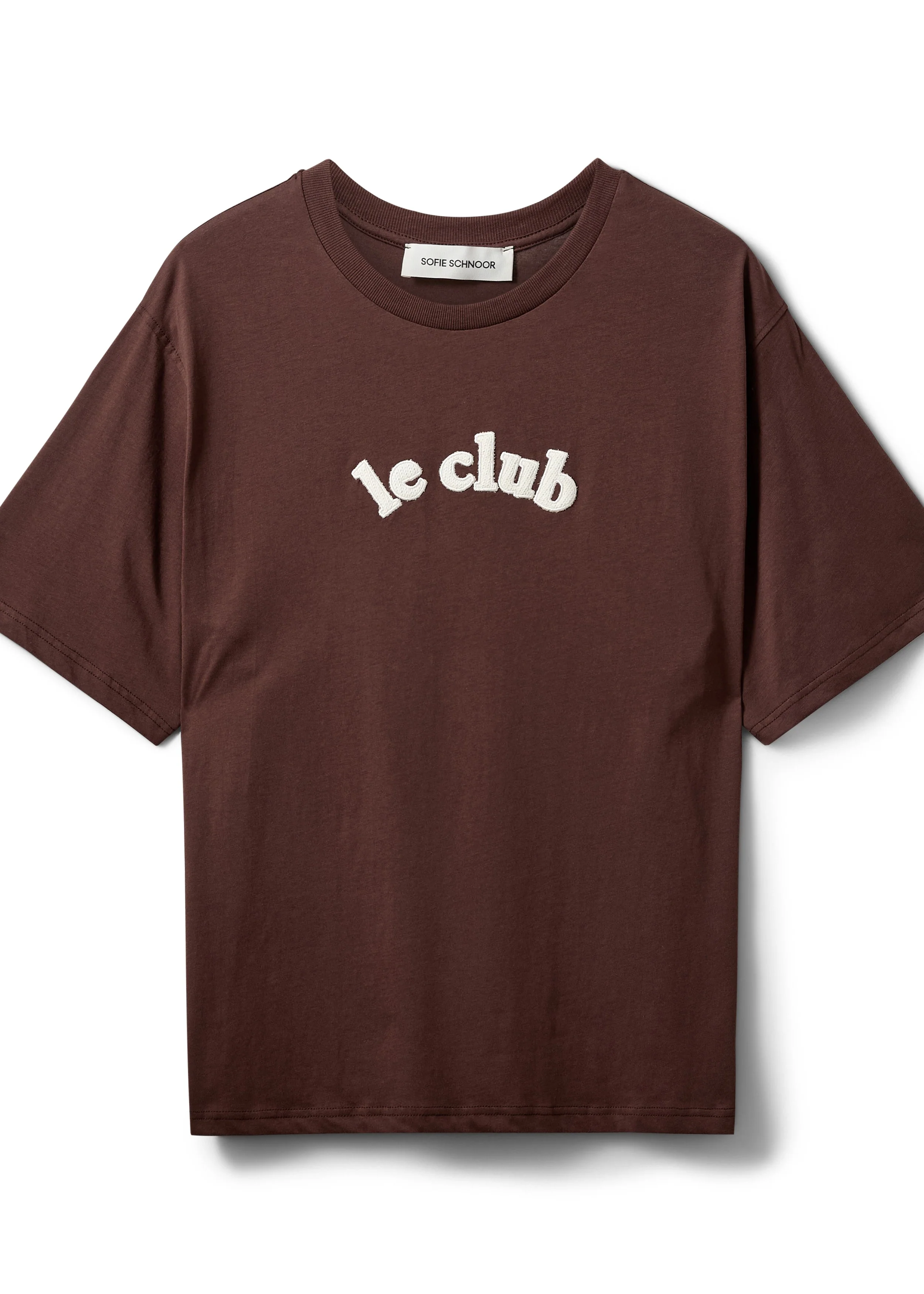 Sofie Schnoor Maesw oversize t-shirt S261425 dark brown - Image 6