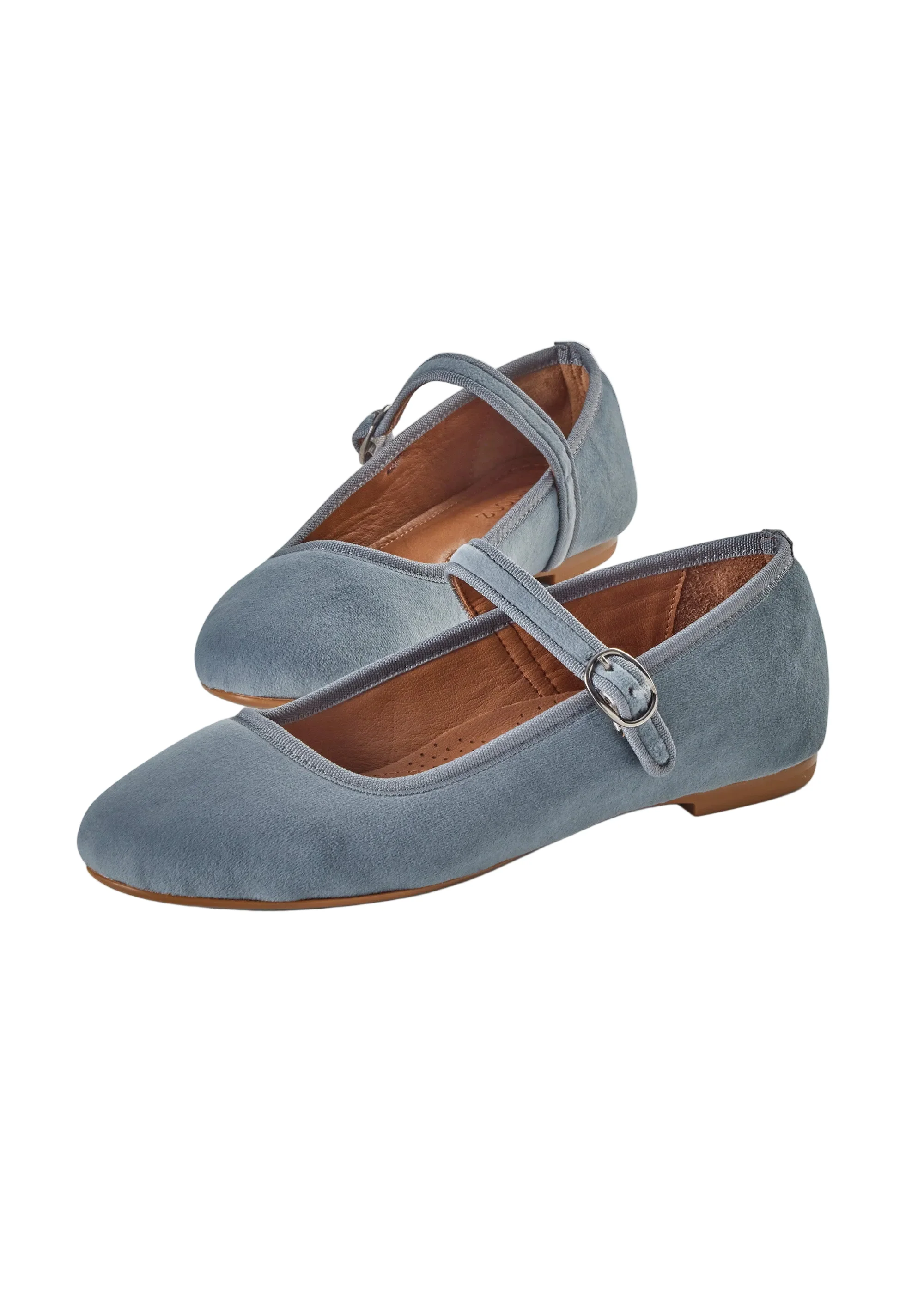 Atone Mary Jane Ballerina Placid Blue - Image 3