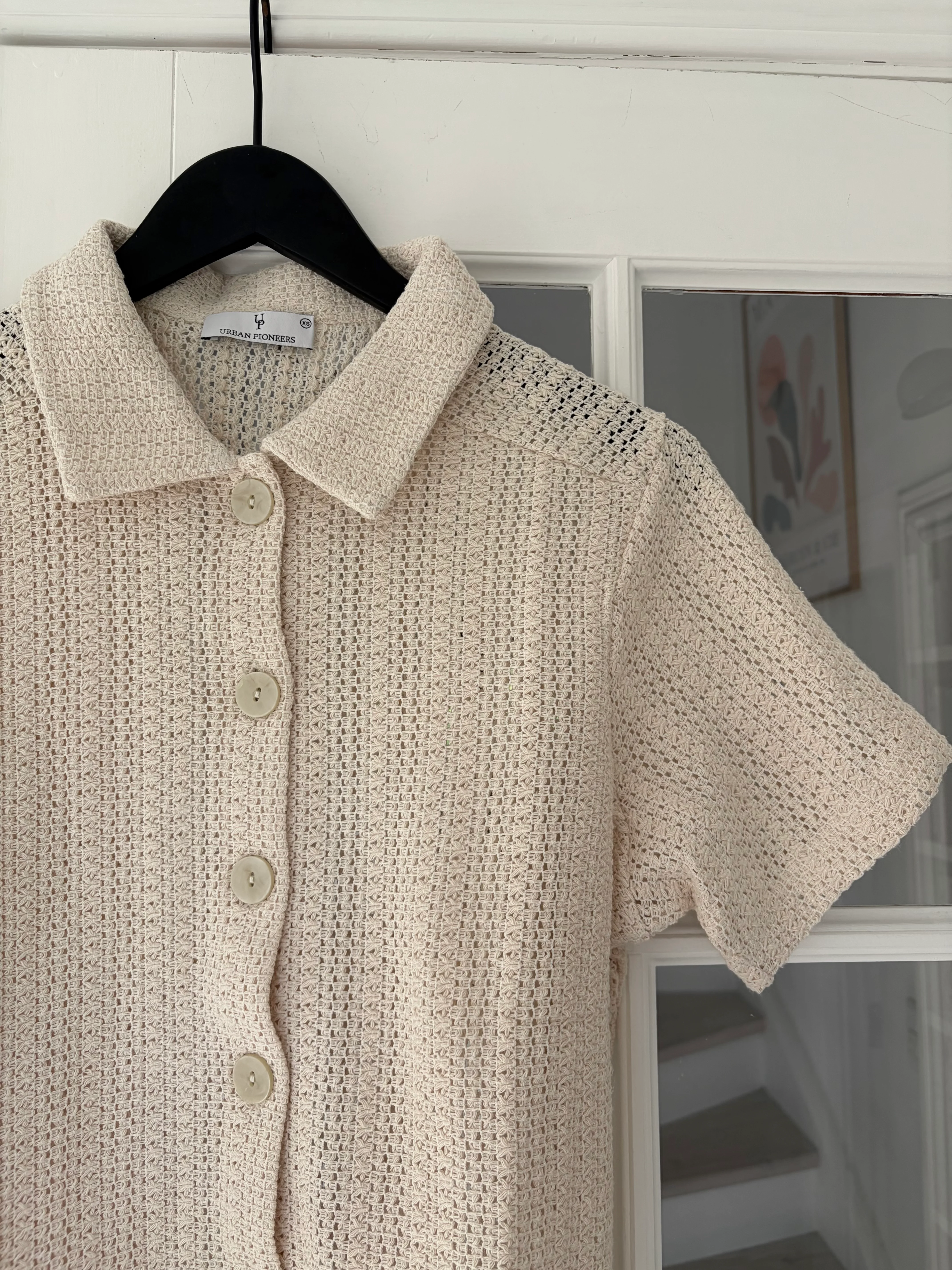 Urban Pioneers Melissa short sleeve cream - Image 3