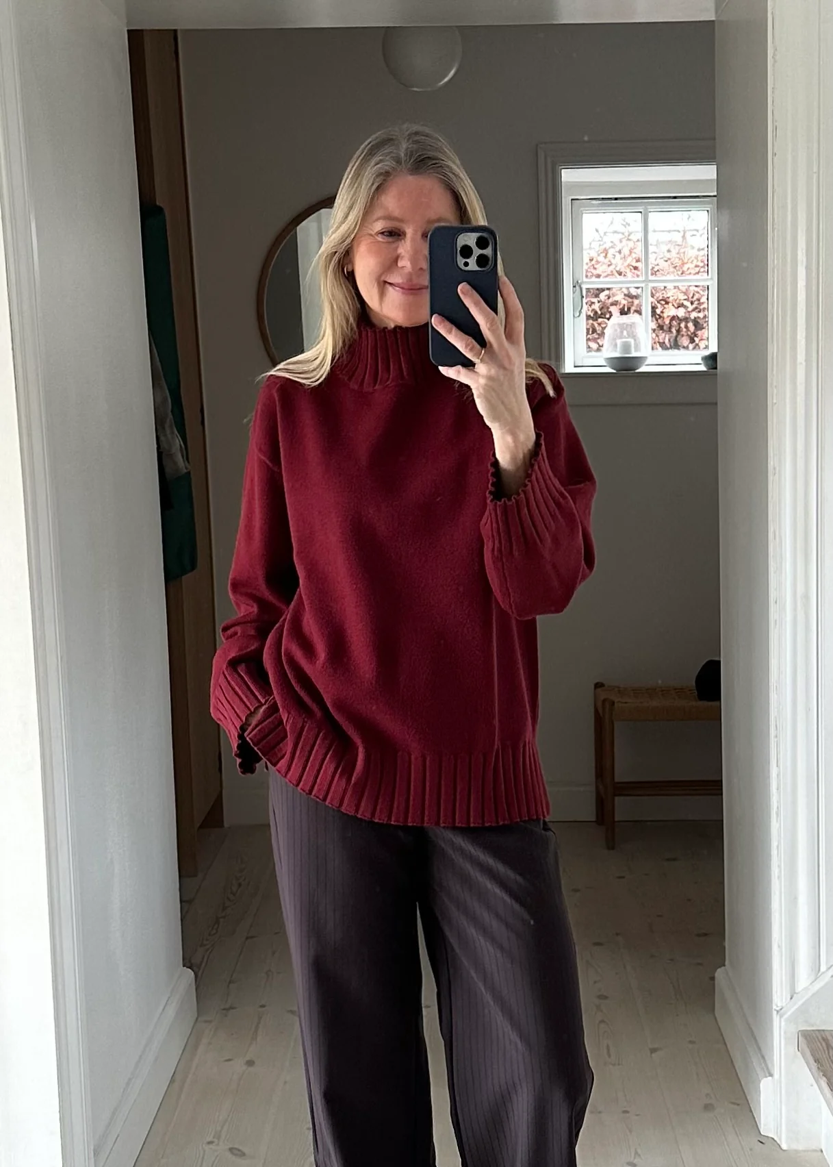 Minimum Darcys turtleneck merlot - Image 2