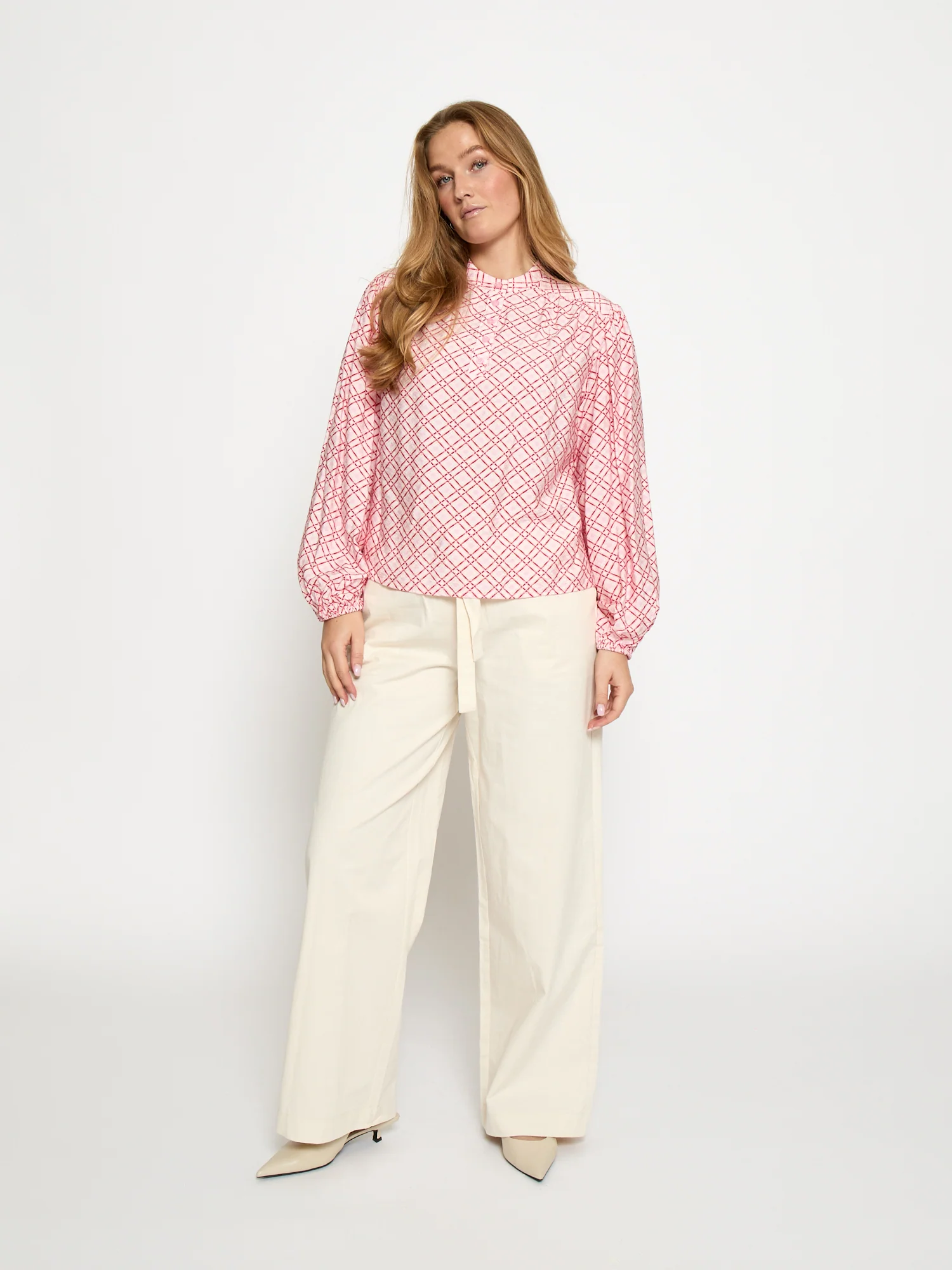 Minus MSSelvine Blouse Prism Pink Print - Image 3