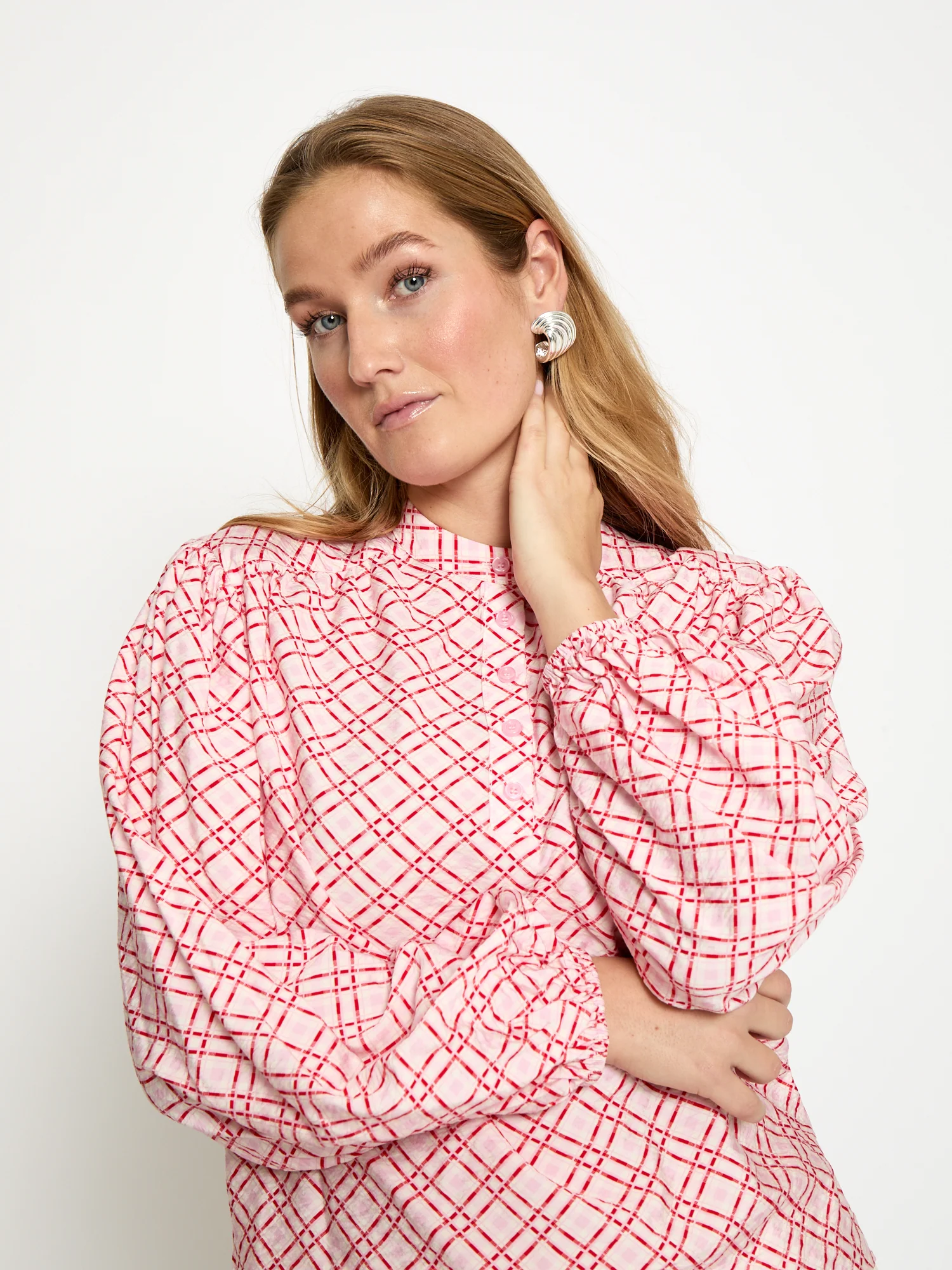 Minus MSSelvine Blouse Prism Pink Print - Image 5