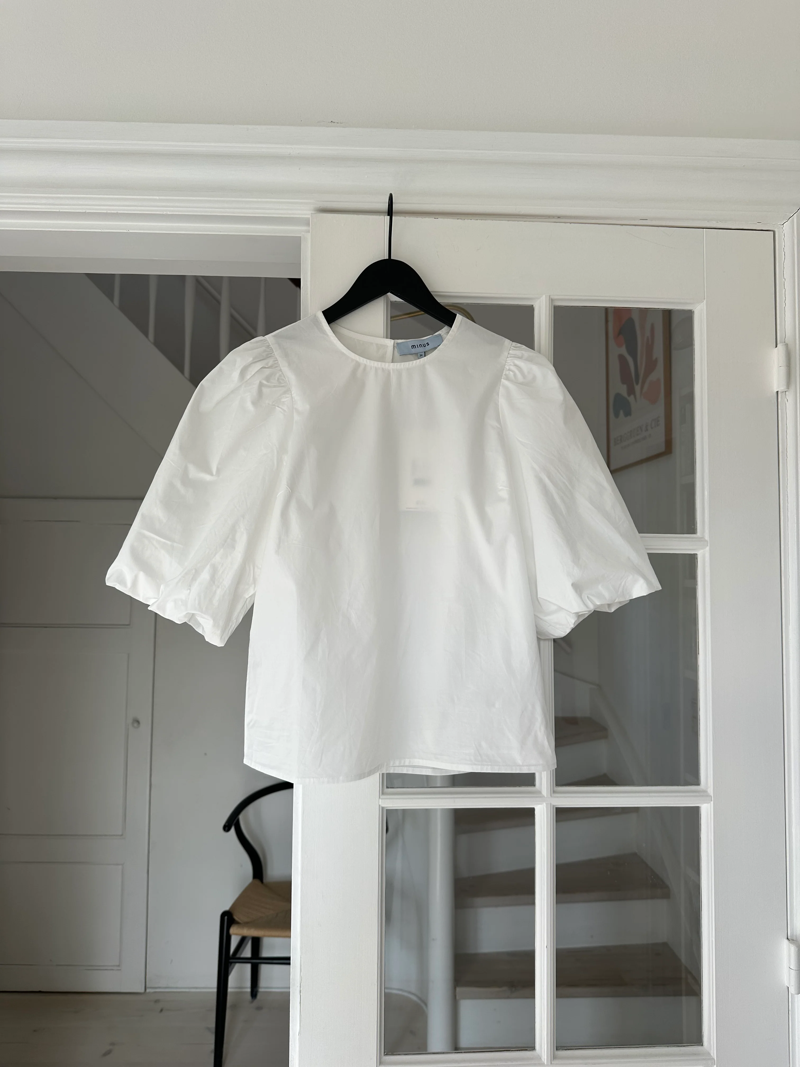 Minus MSJoa Short Sleeve Blouse Cloud Dancer - Image 2