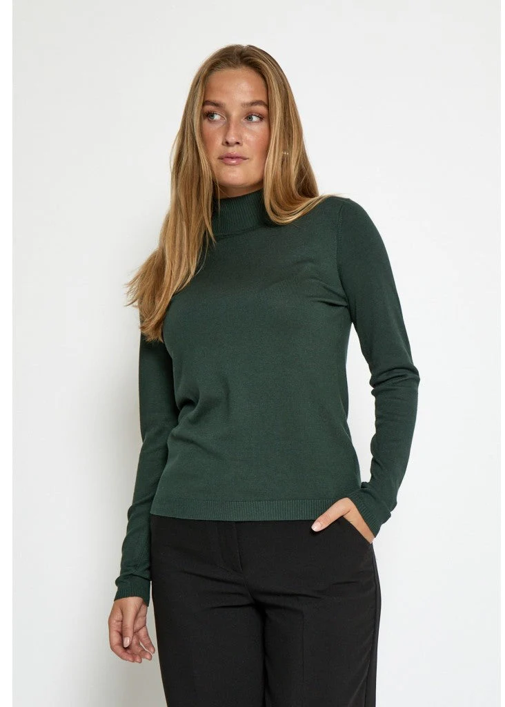 Minus MSLana Roll Knit Pullover 4112 Jungle Green - Image 2