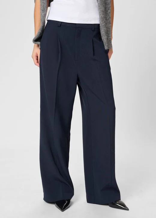 My Essential Wardrobe 28 The Tailored High Pant Baritone Blue