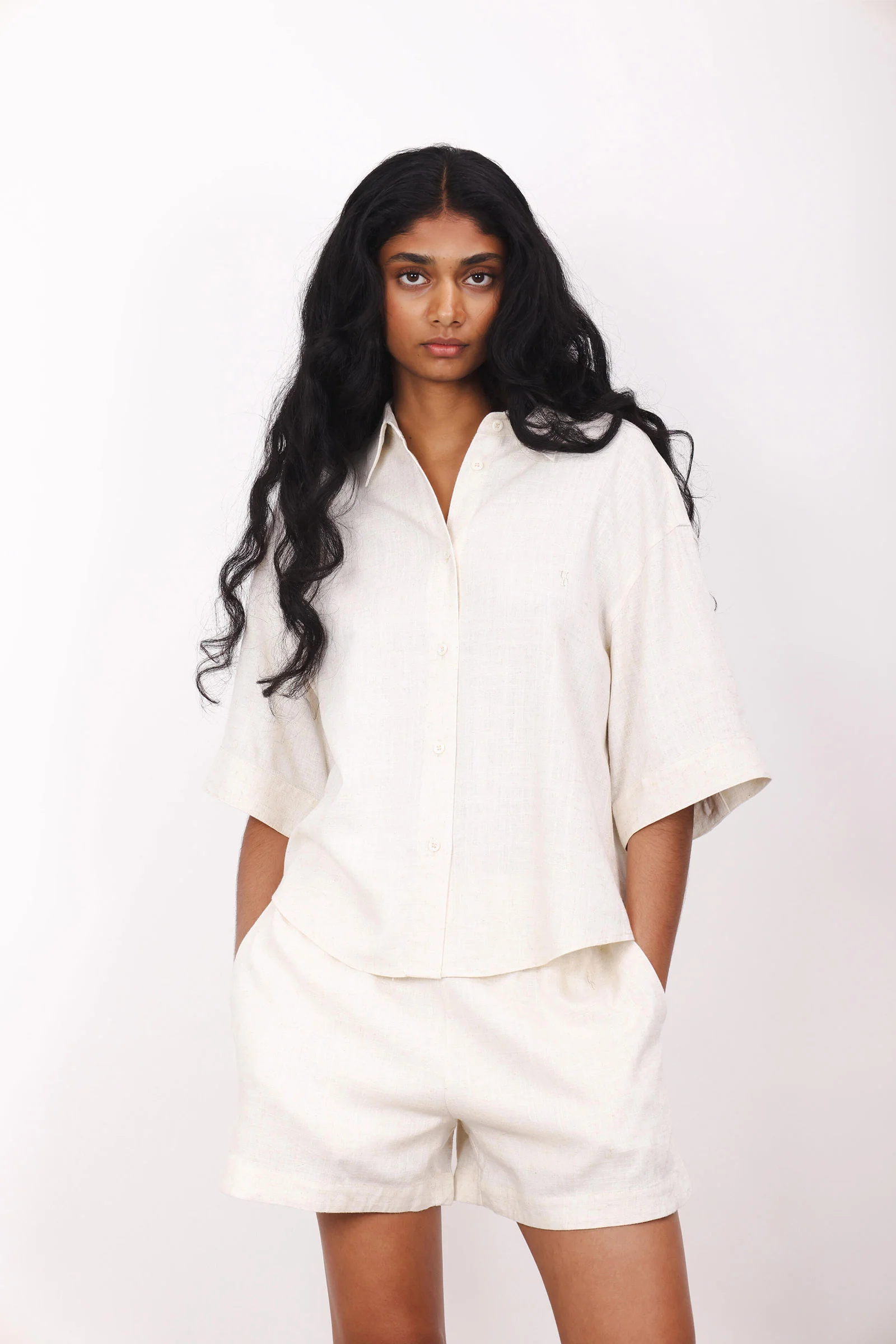 Urban Pioneers Nemi Short sleeve  Shirt Light sand - Image 2