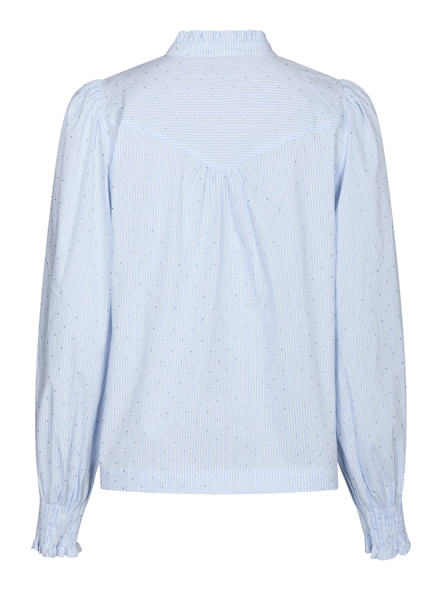 Neo Noir Astrida Stripe Stone Blouse Light Blue - Image 8