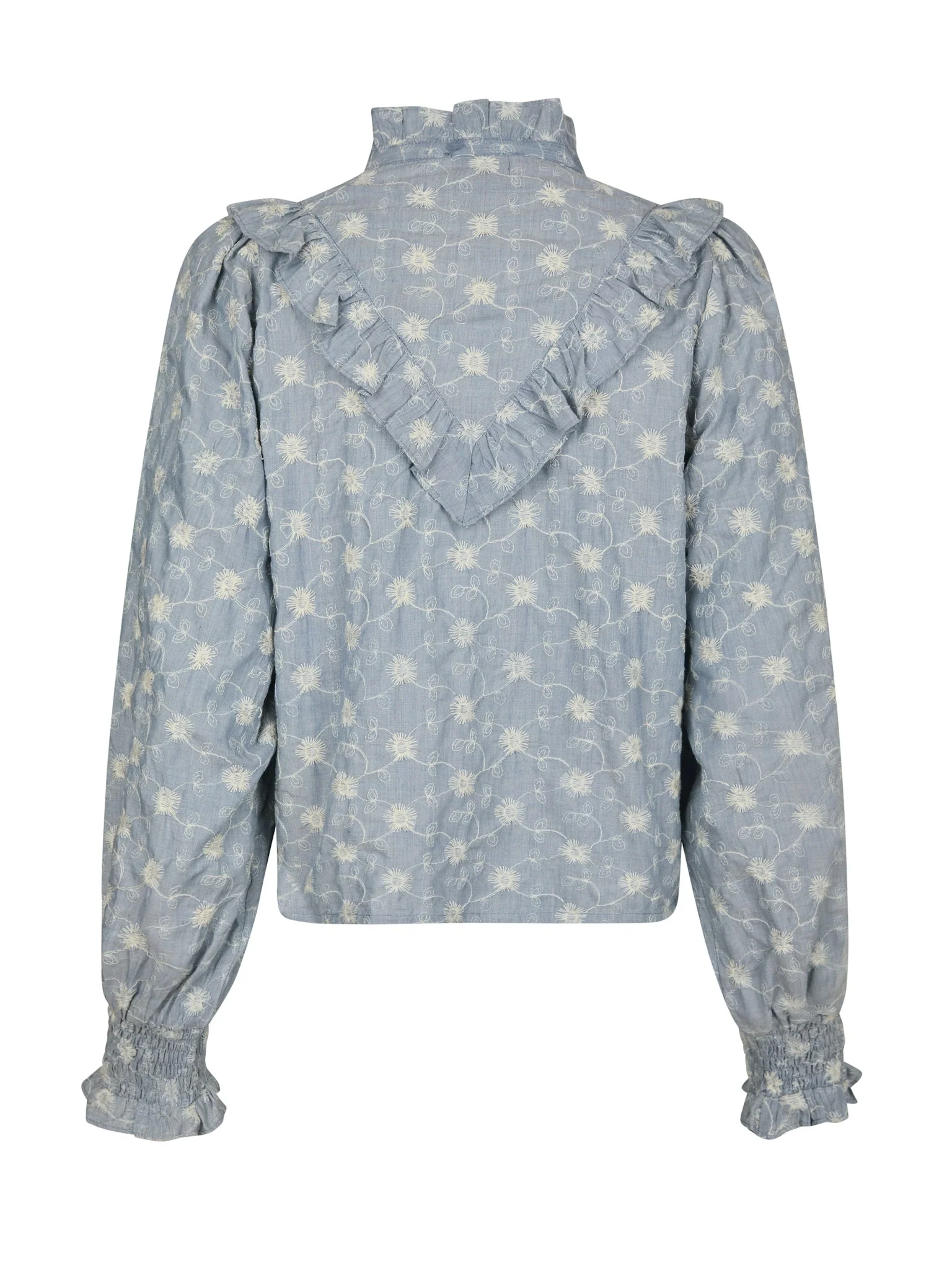Neo Noir Degas Delicate Blouse Dusty Blue - Image 3