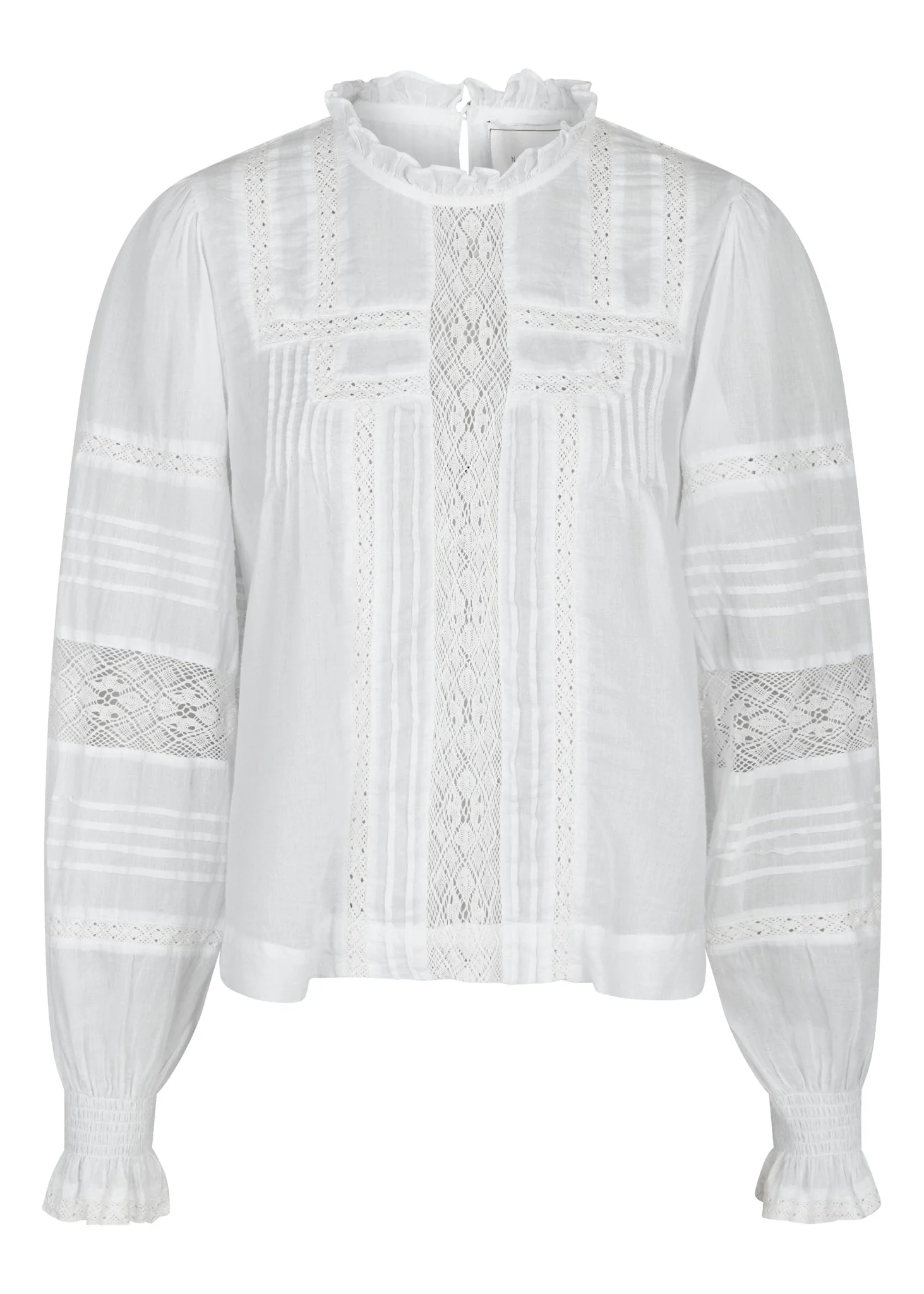 Neo Noir Ebba S Voile Blouse White
