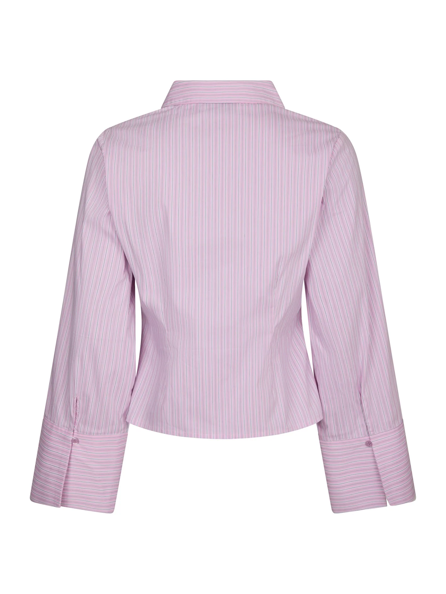 Neo Noir Rosa Shadow Stripe Shirt Light Pink - Image 4