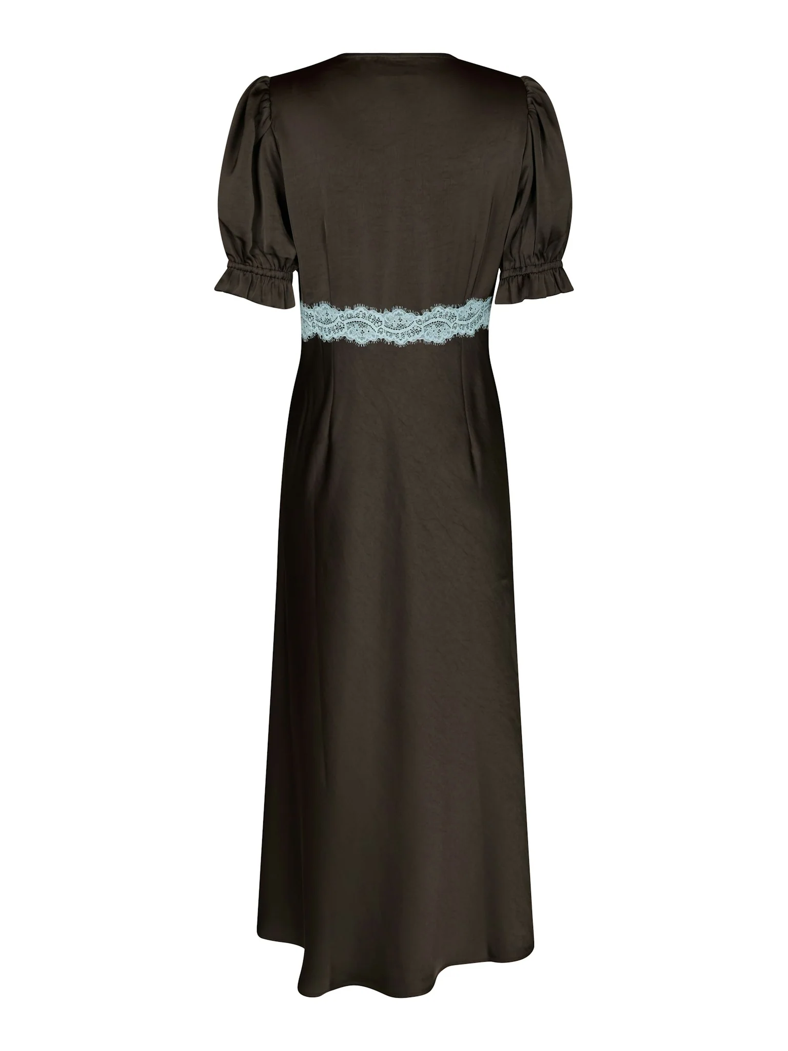 Neo Noir Vipe Lace Maxi Dress Dark Brown - Image 4
