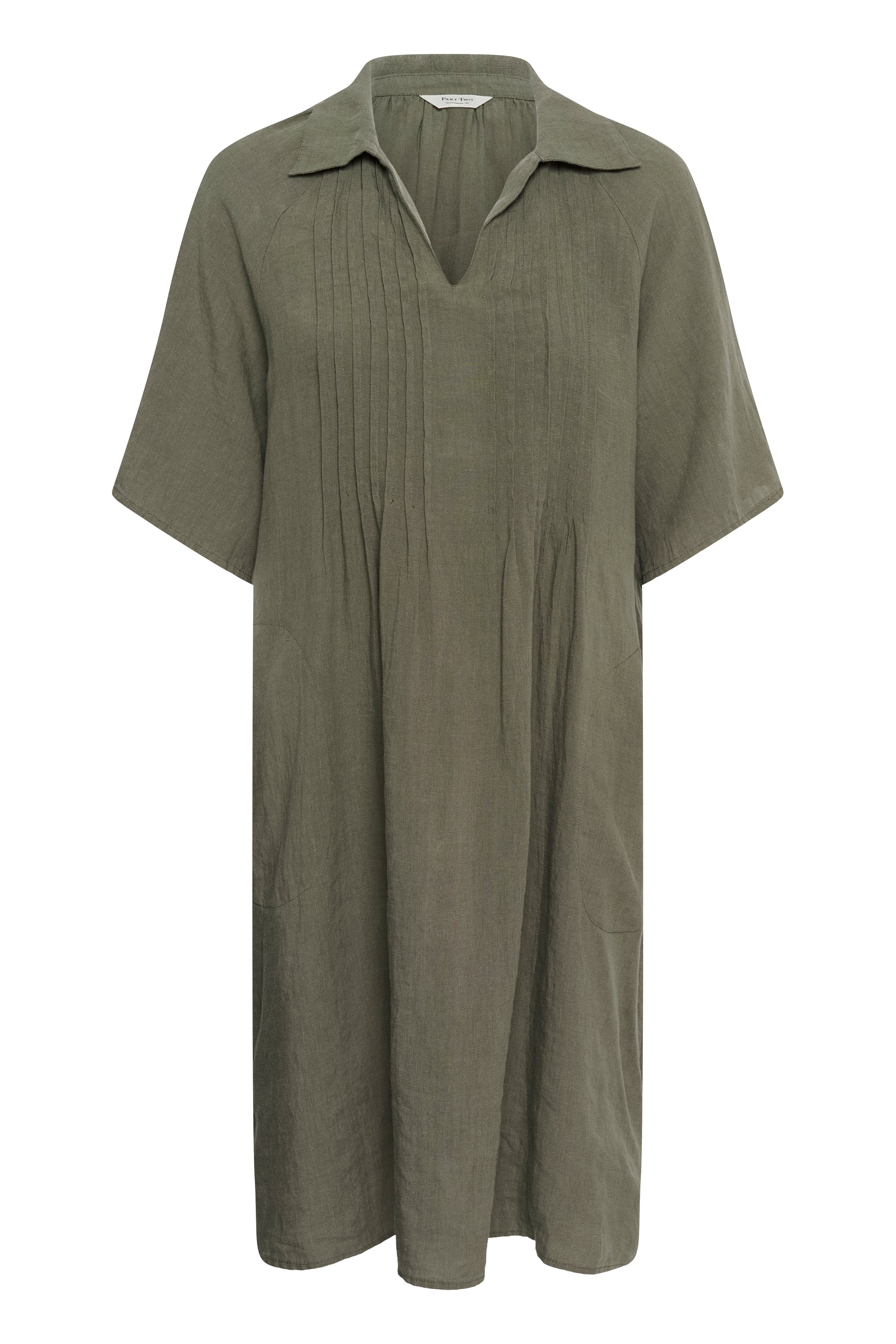Part Two AylaPW Dress Smokey Olive - Image 7