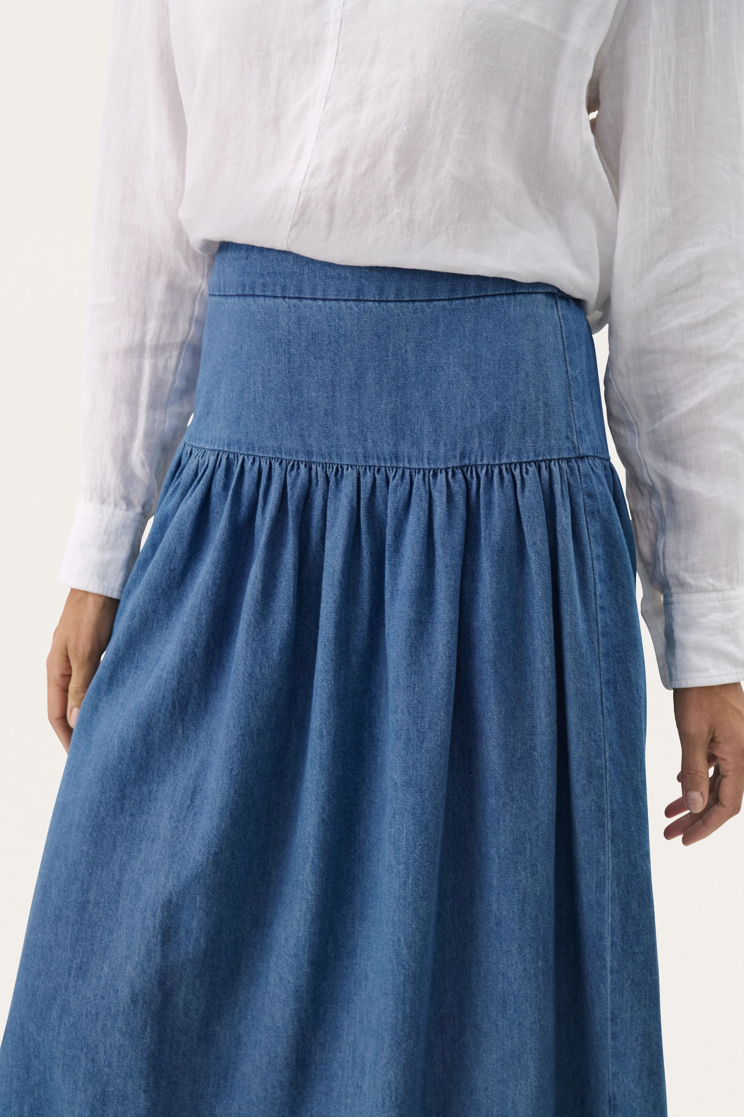 Part Two NelliaPW Skirt Medium Blue Denim - Image 5