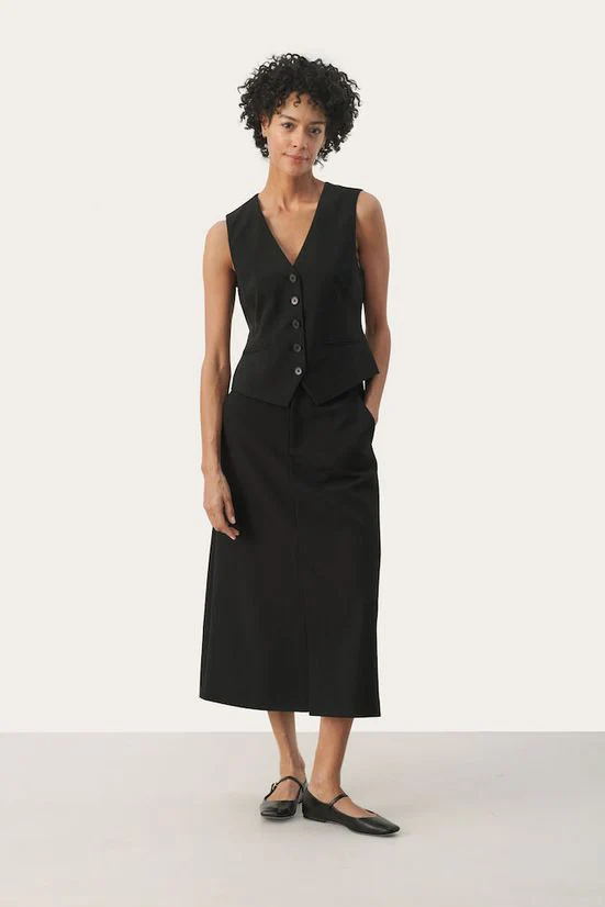 Part Two Rikke vest Black - Image 2
