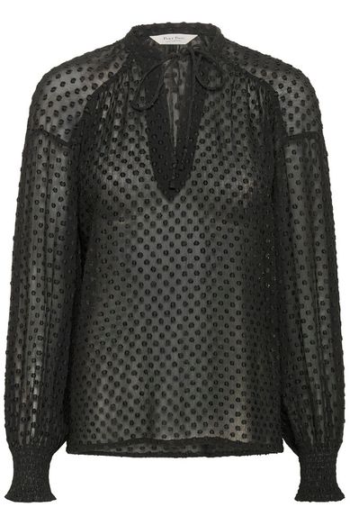 Part Two UllisPW Blouse black dot
