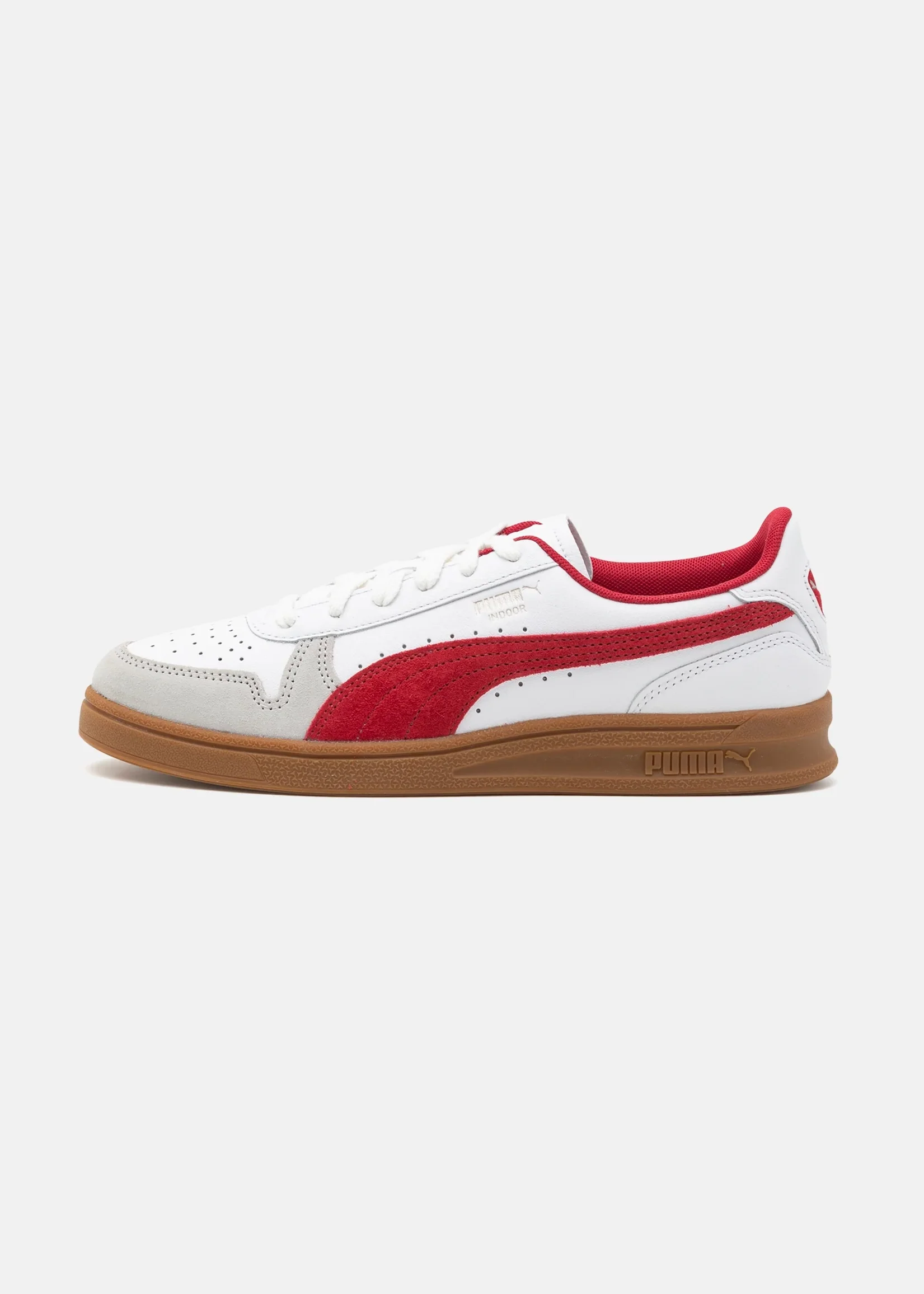 Puma Indoor white dark crimson gum red - Image 3