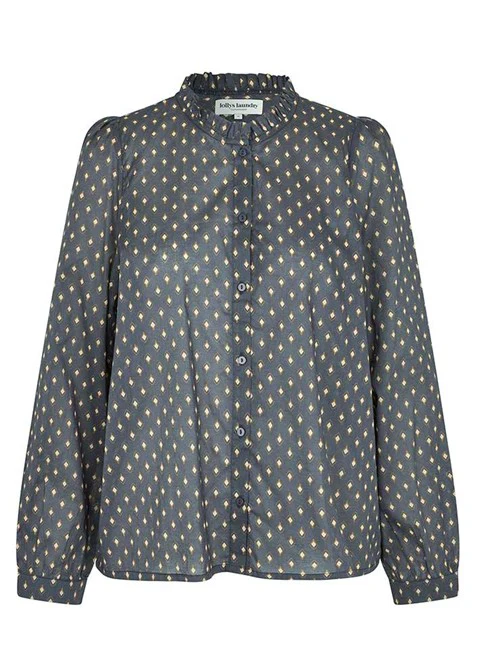 Lollys Laundry RiverLL Shirt LS 23 Dark Blue - Image 3