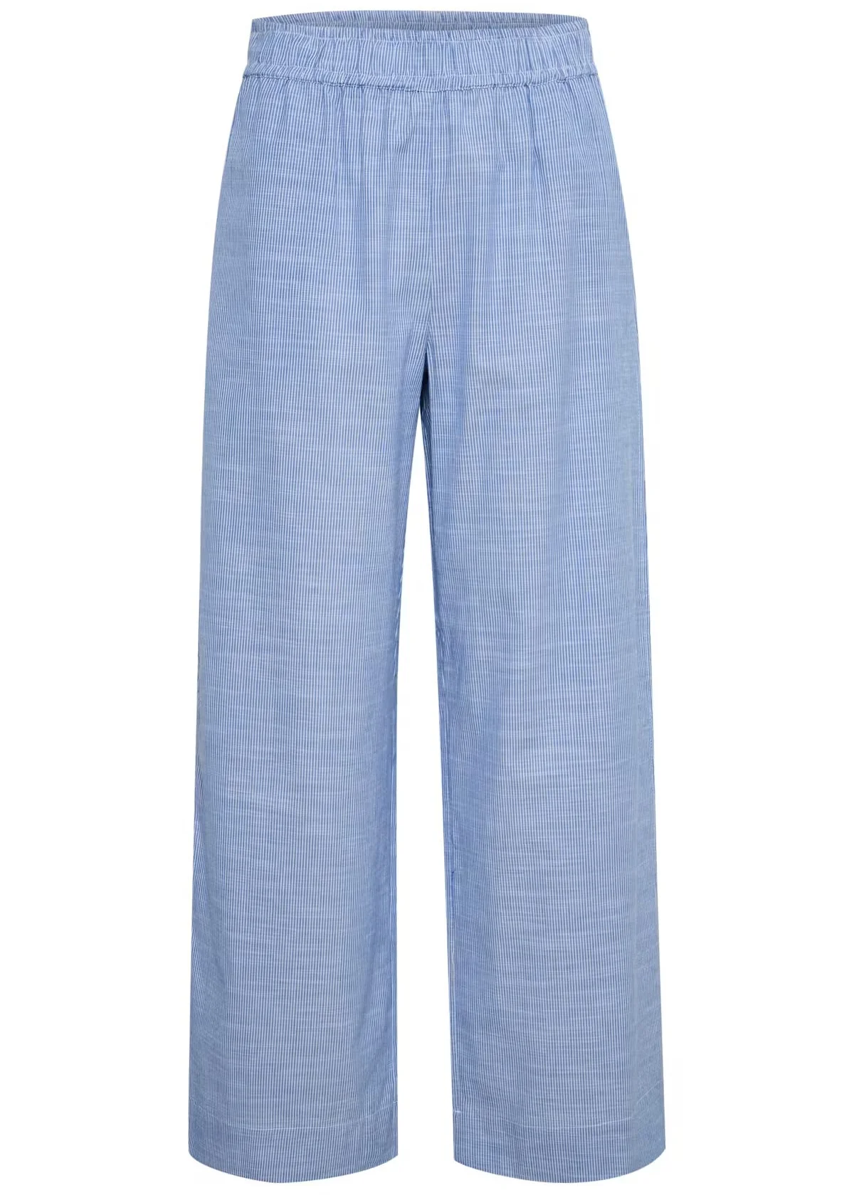 My Essential Wardrobe SkyeMW Wide Pant Delft Blue Striped - Image 2