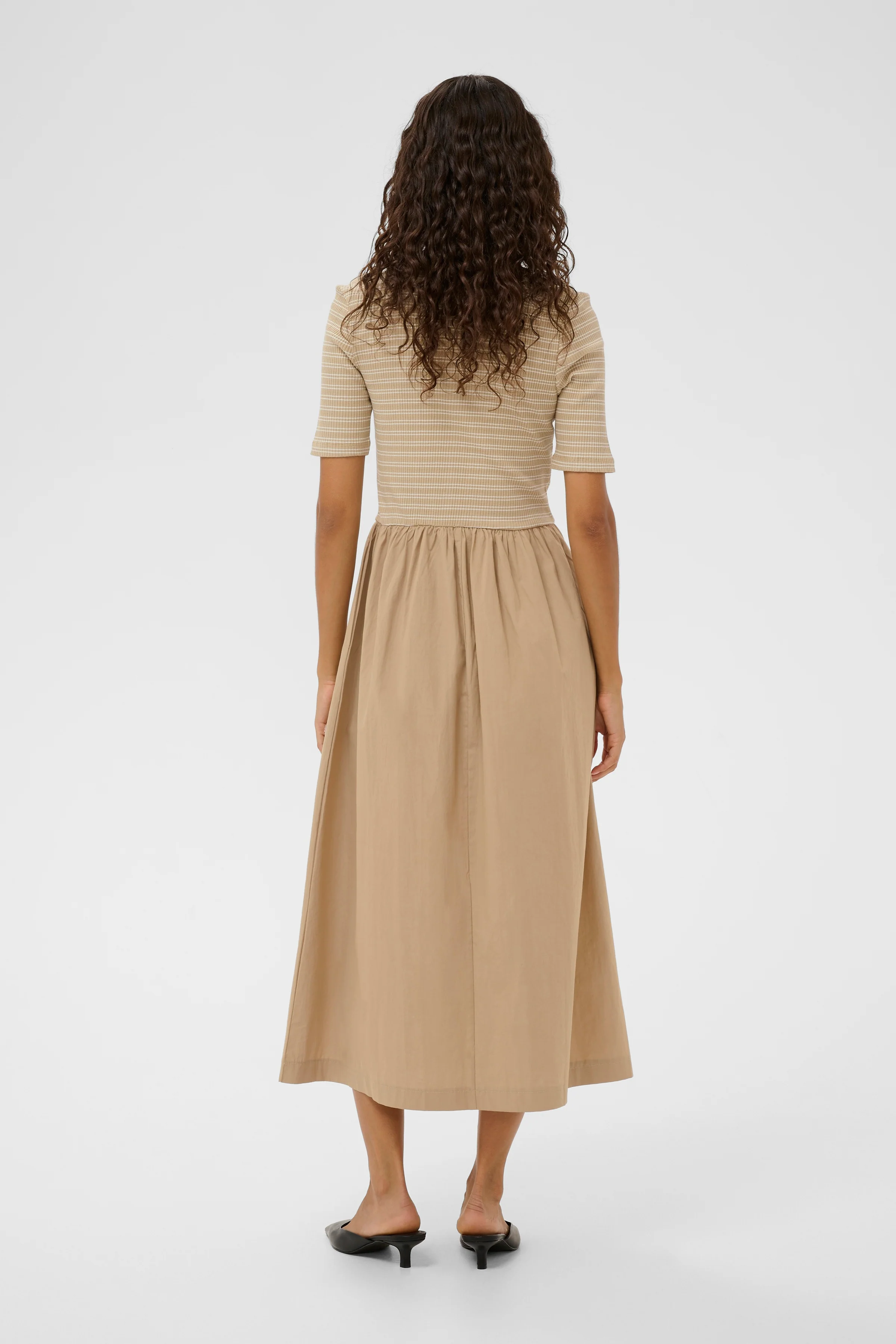 Soaked in Luxury SLSimone Striped Dress SS white pepper - Image 6