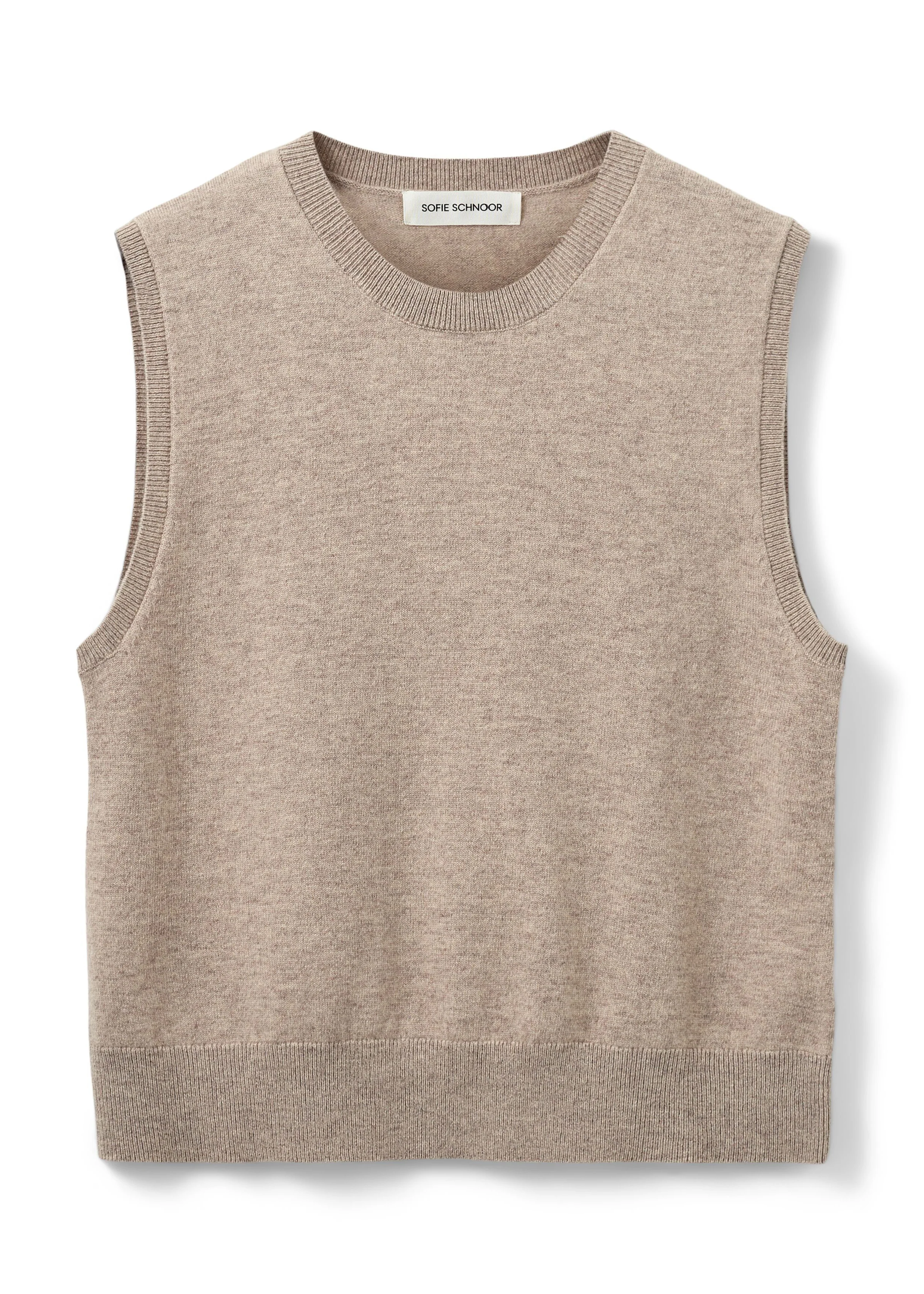 Sofie Schnoor Karlisw vest brown melange - Image 3