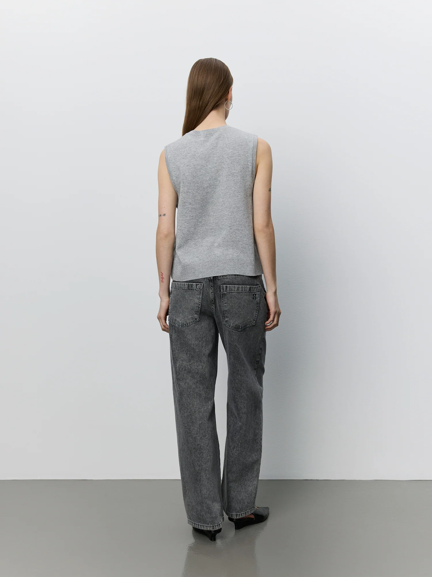 Sofie Schnoor Karlisw vest grey melange - Image 5